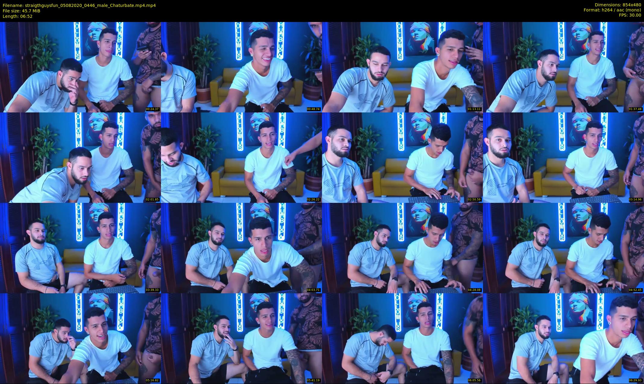 straigthguysfun — 7 minute Chaturbate male cam show recording, 480p, Aug 5, 2020
