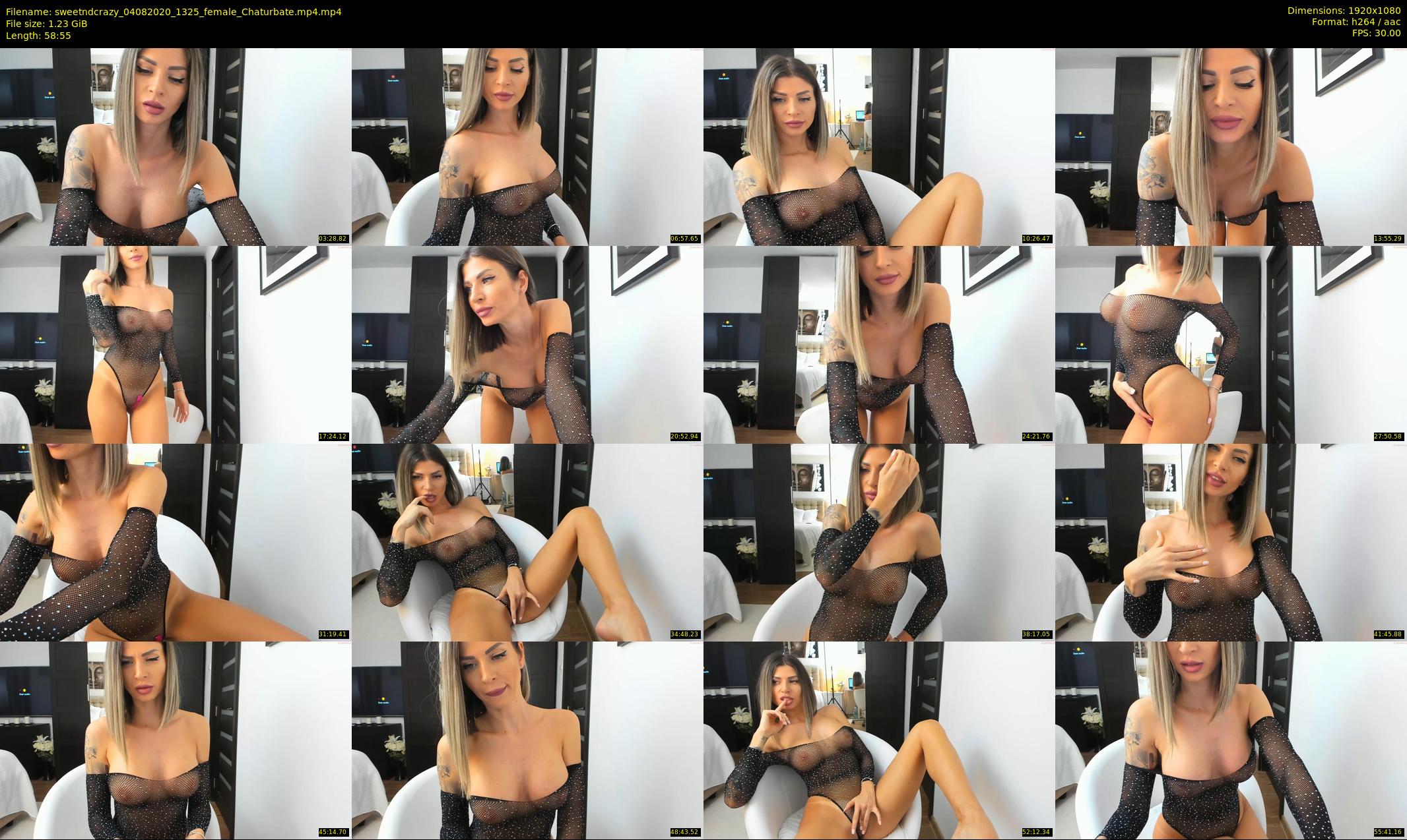sweetndcrazy — 59 minute Chaturbate female cam show recording, 1080p, Aug 4, 2020