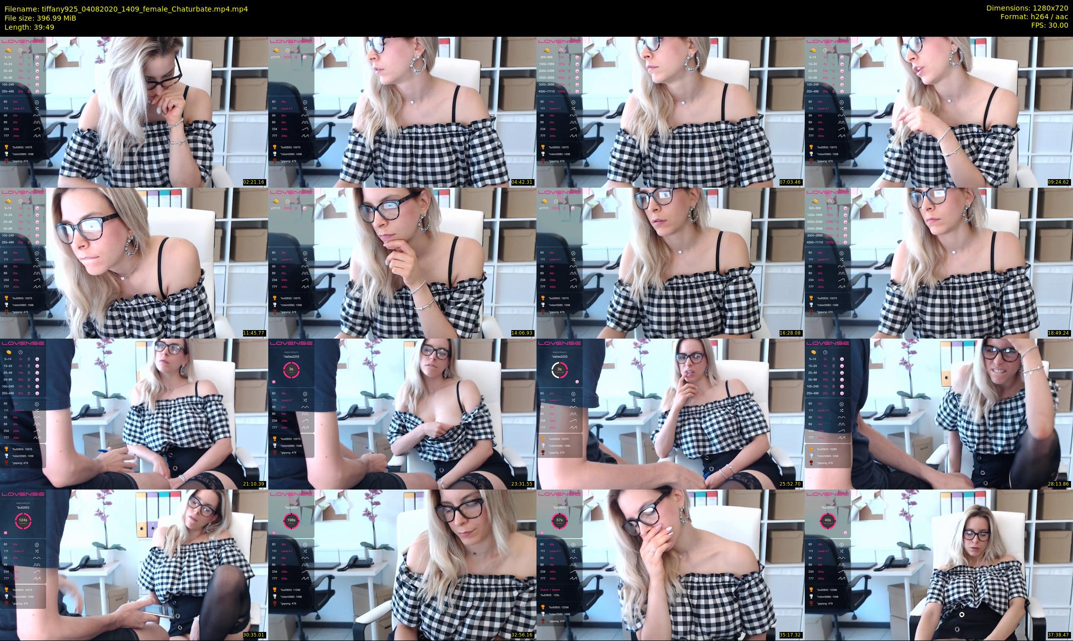 tiffany925 — 40 minute Chaturbate female cam show recording, 720p, Aug 4, 2020