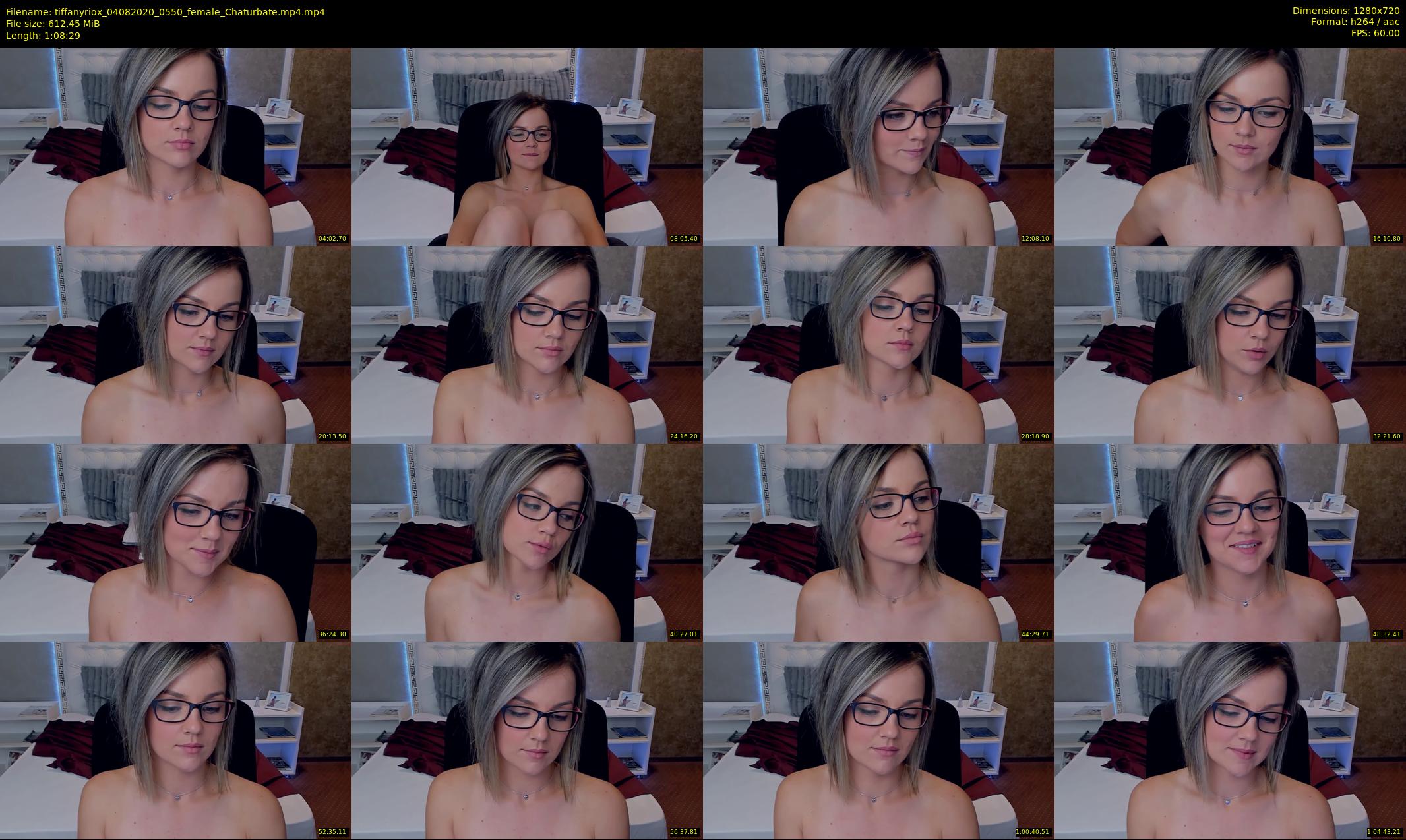 tiffanyriox — 69 minute Chaturbate female cam show recording, 720p, Aug 4, 2020