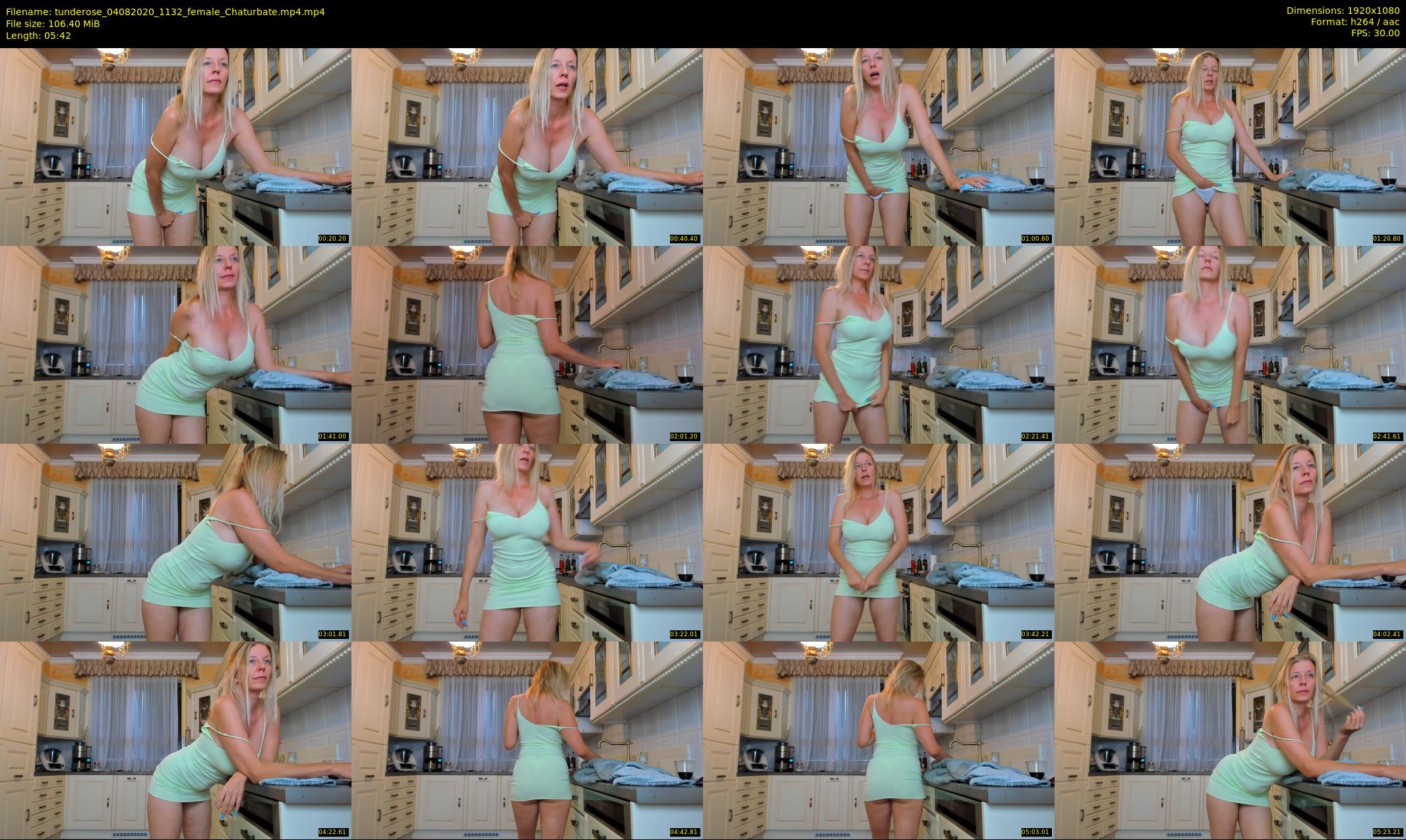 tunderose — 6 minute Chaturbate female cam show recording, 1080p, Aug 4, 2020