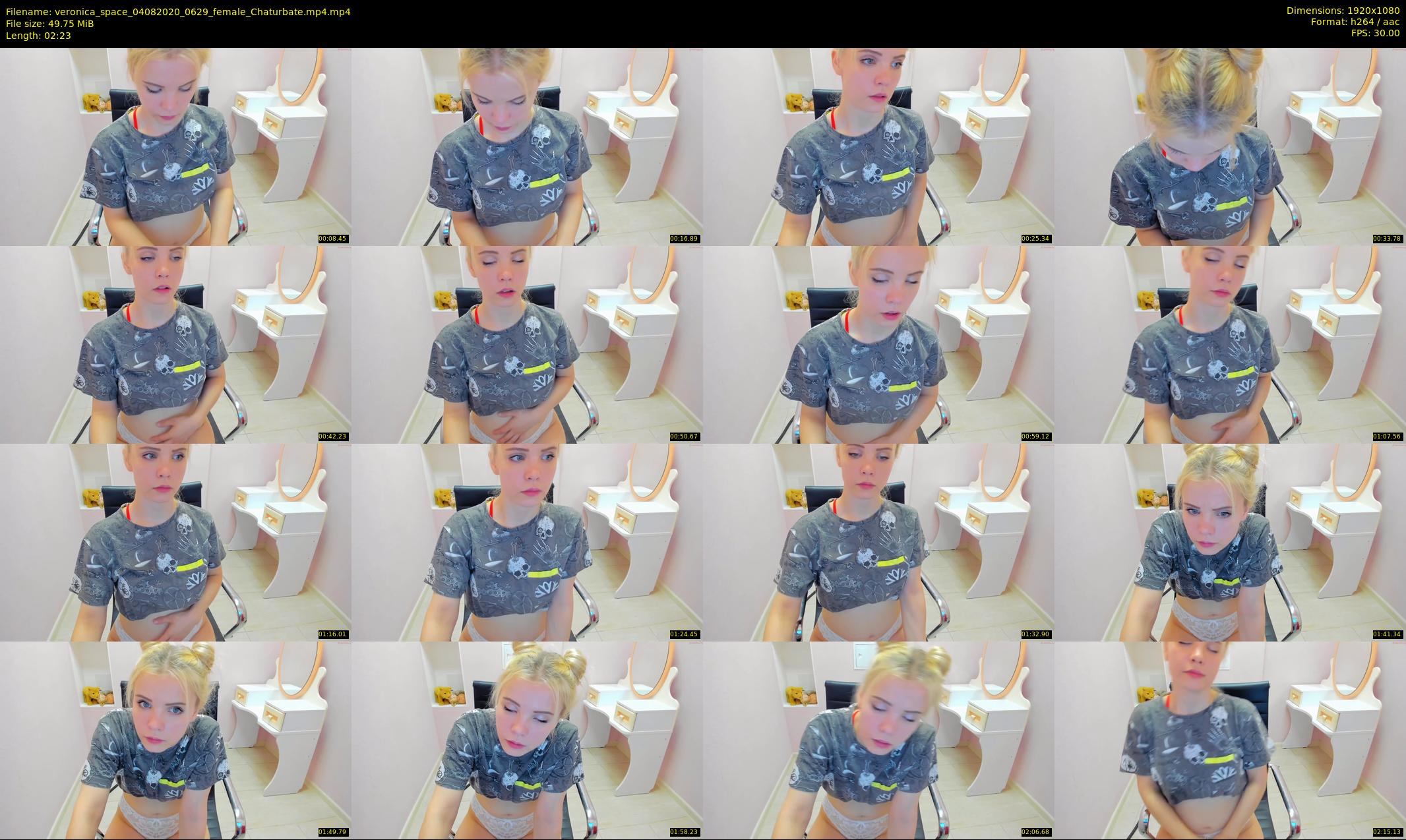 veronica_space — 3 minute Chaturbate female cam show recording, 1080p, Aug 4, 2020