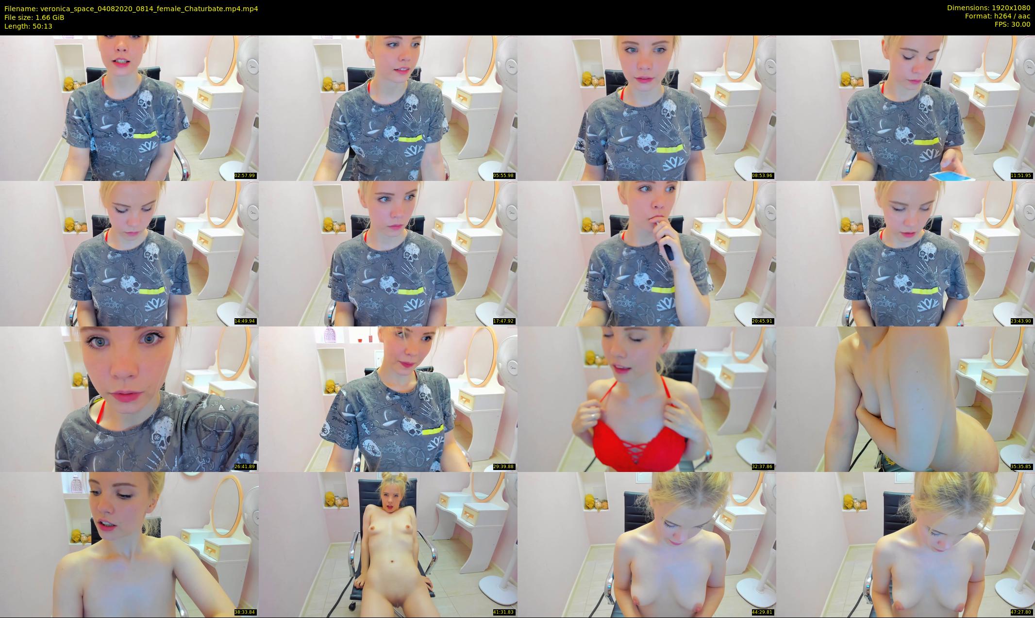 veronica_space — 51 minute Chaturbate female cam show recording, 1080p, Aug 4, 2020