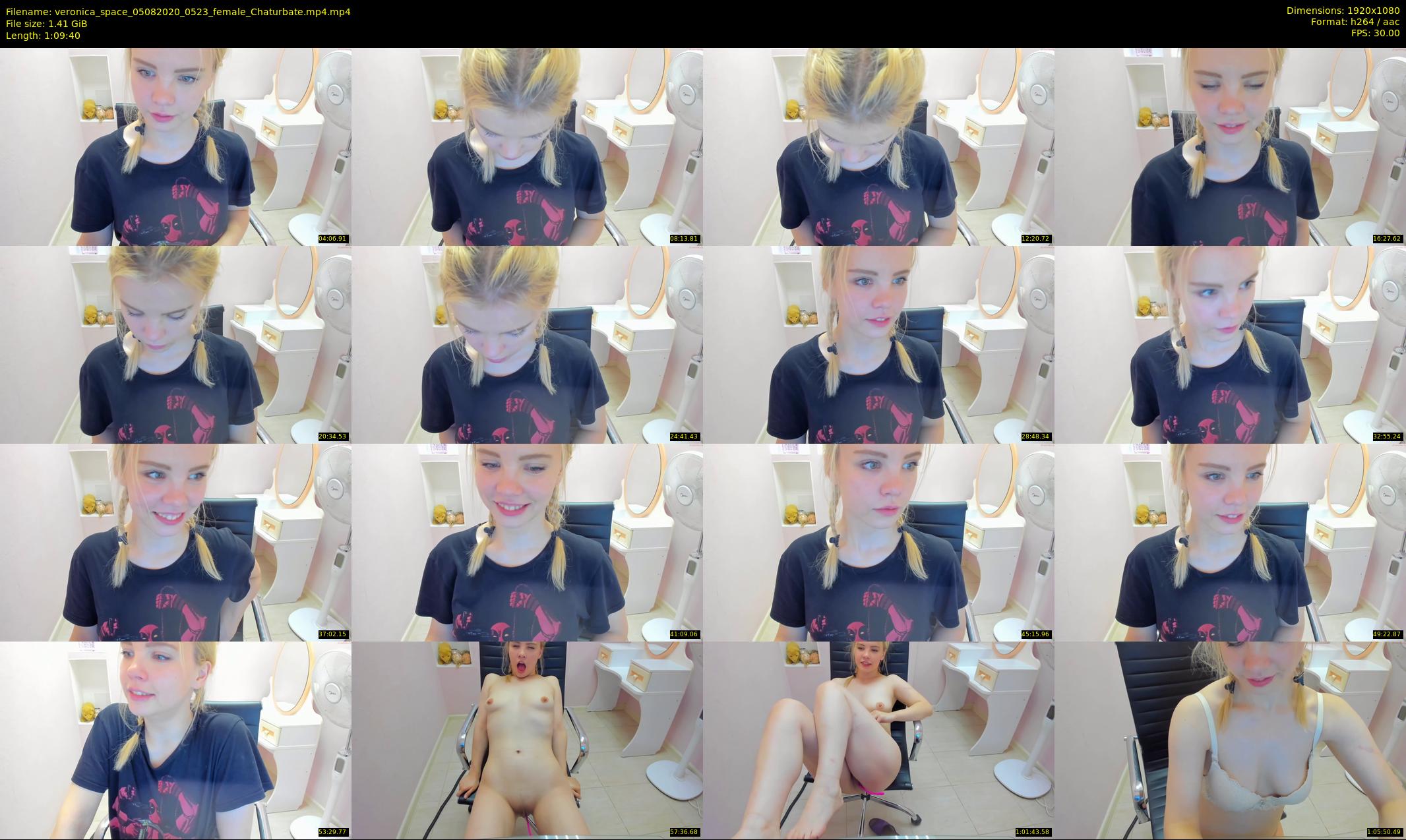 veronica_space — 70 minute Chaturbate female cam show recording, 1080p, Aug 5, 2020