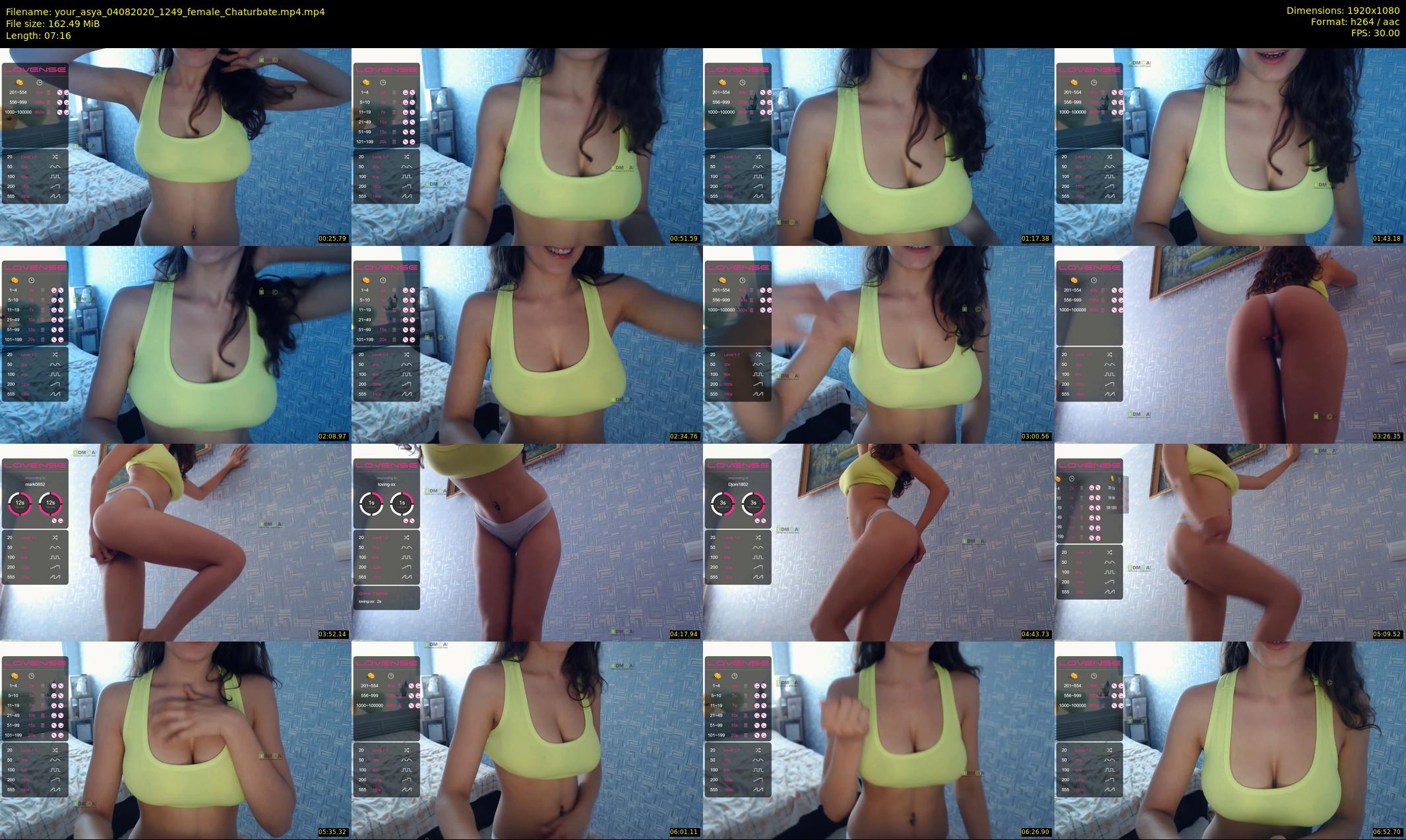 your_asya — 8 minute Chaturbate female cam show recording, 1080p, Aug 4, 2020