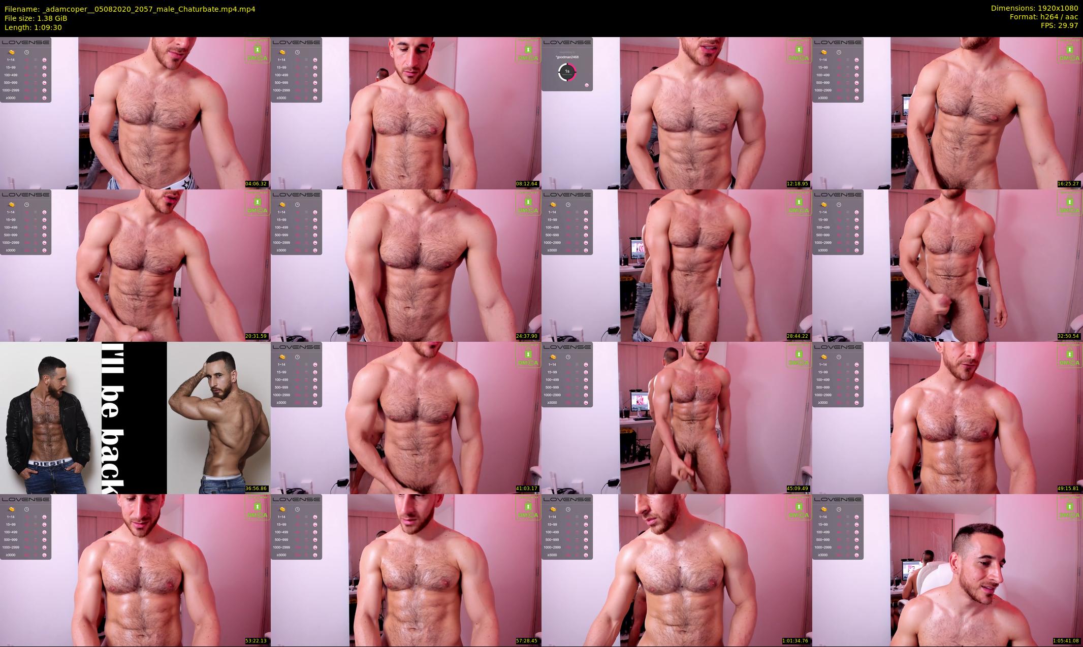 _adamcoper_ — 70 minute Chaturbate male cam show recording, 1080p, Aug 5, 2020