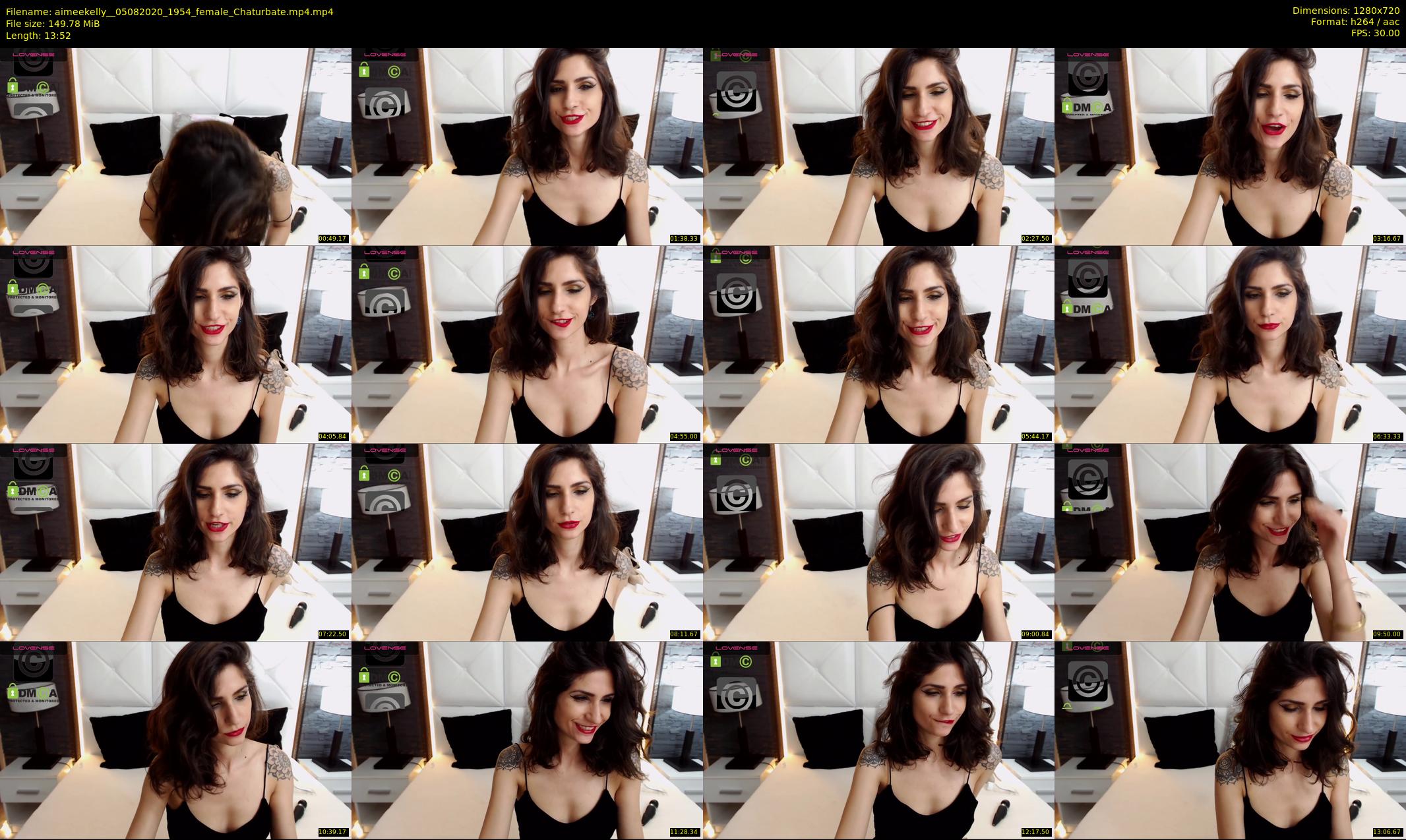 aimeekelly_ — 14 minute Chaturbate female cam show recording, 720p, Aug 5, 2020