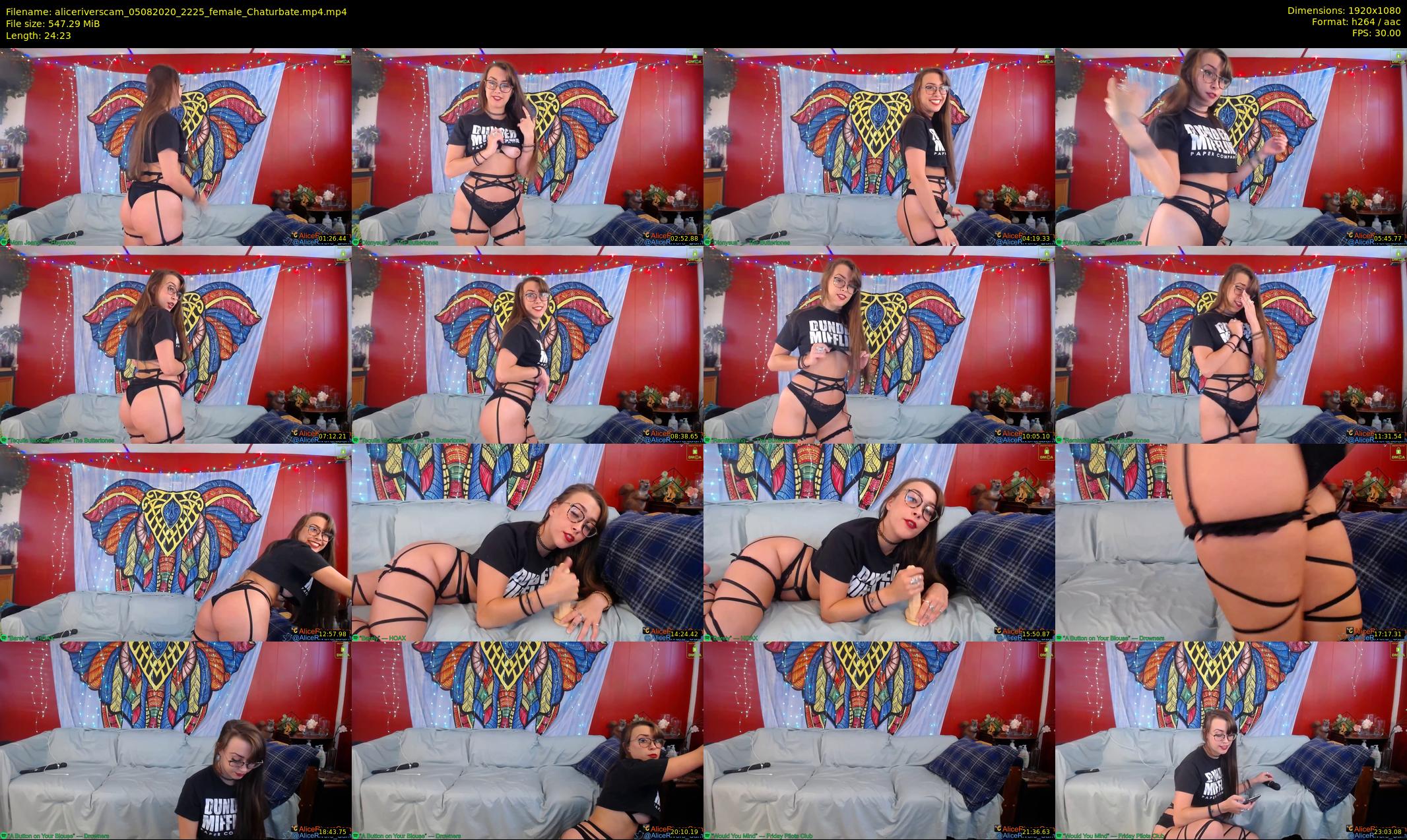 aliceriverscam — 25 minute Chaturbate female cam show recording, 1080p, Aug 5, 2020