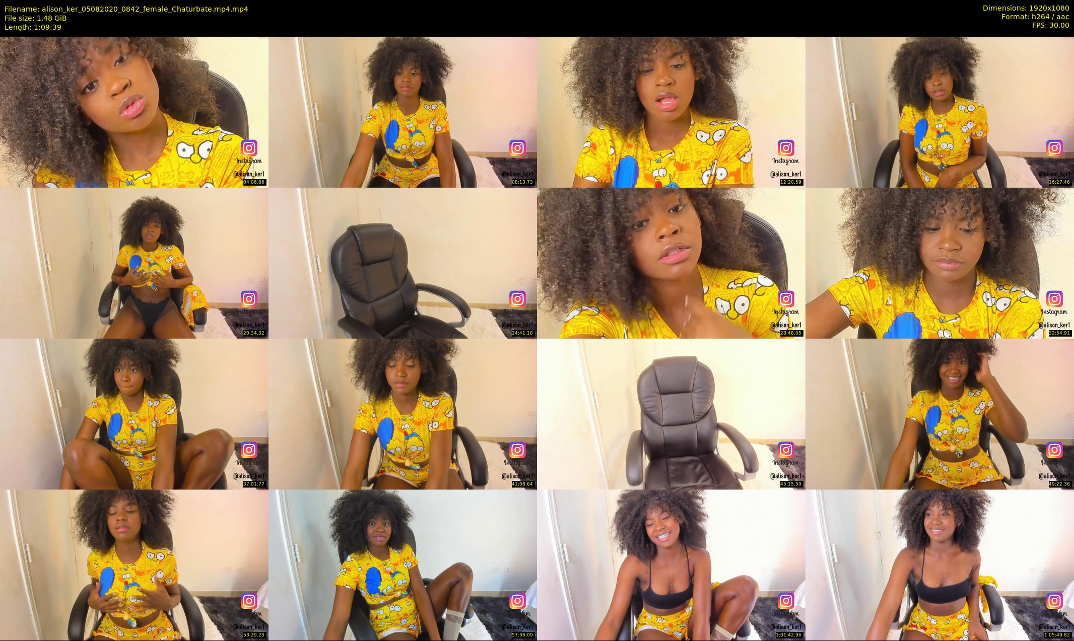 alison_ker — 70 minute Chaturbate female cam show recording, 1080p, Aug 5, 2020