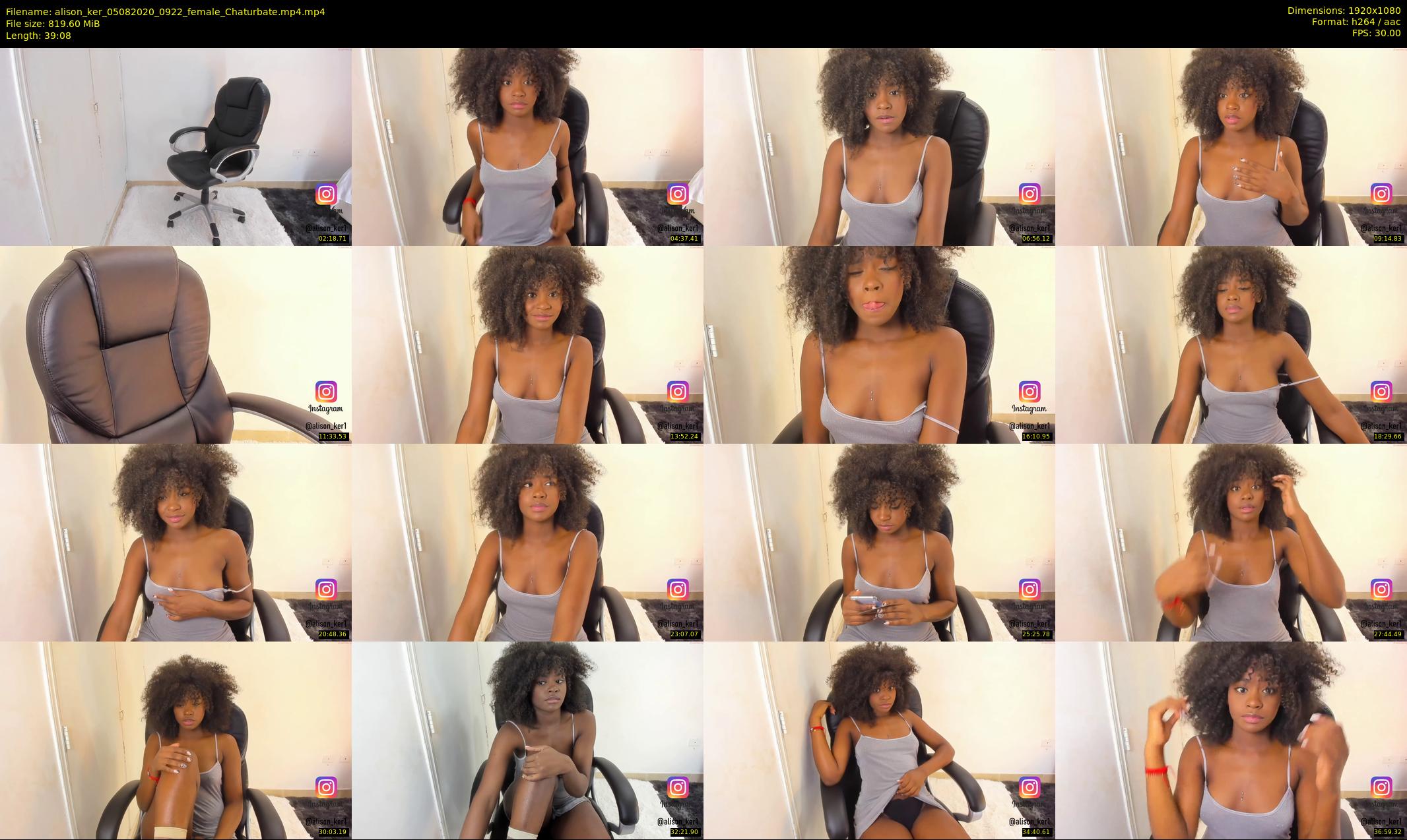 alison_ker — 40 minute Chaturbate female cam show recording, 1080p, Aug 5, 2020
