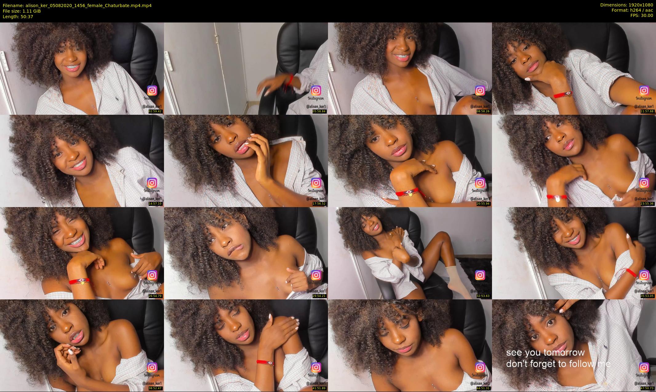 alison_ker — 51 minute Chaturbate female cam show recording, 1080p, Aug 5, 2020