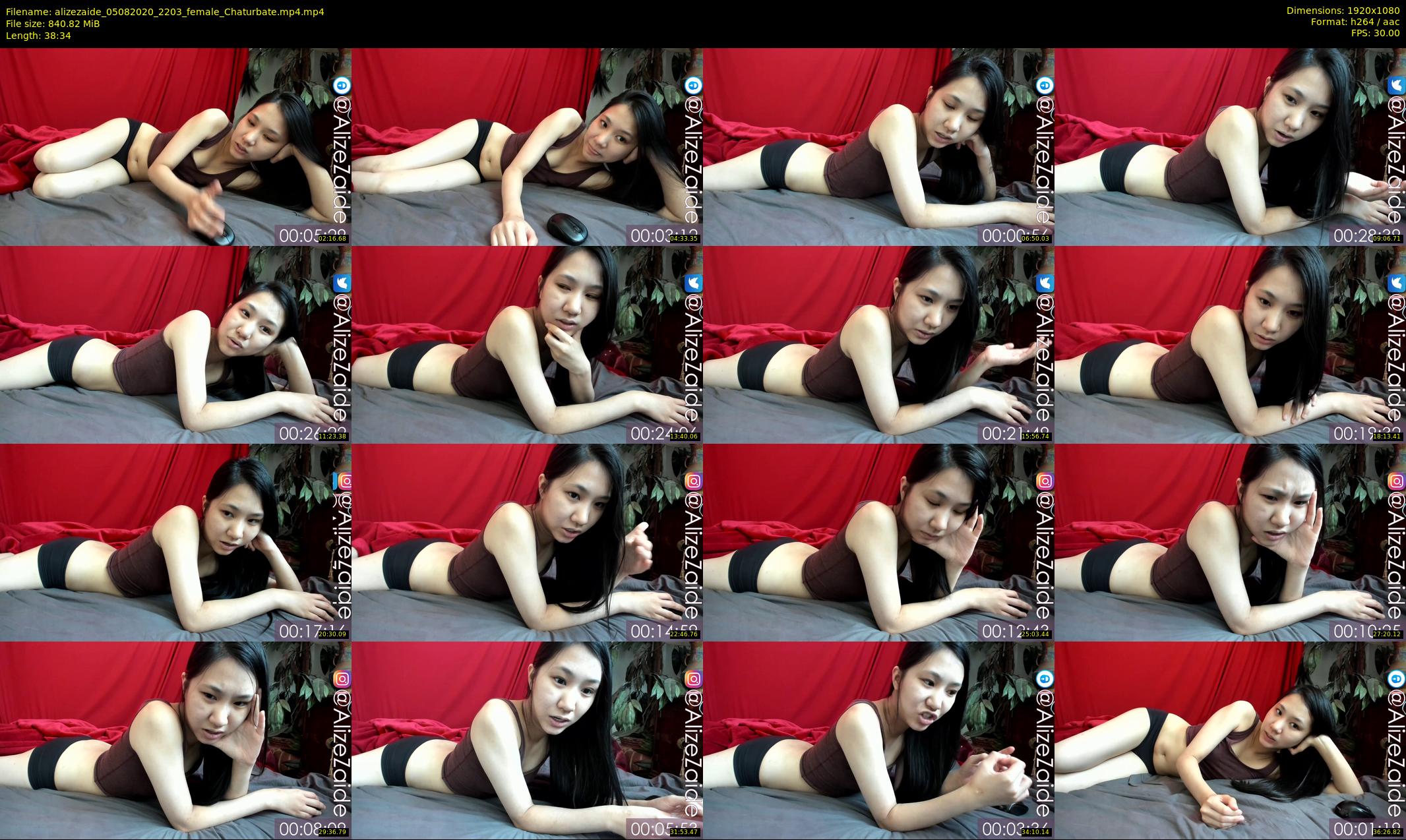 alizezaide — 39 minute Chaturbate female cam show recording, 1080p, Aug 5, 2020