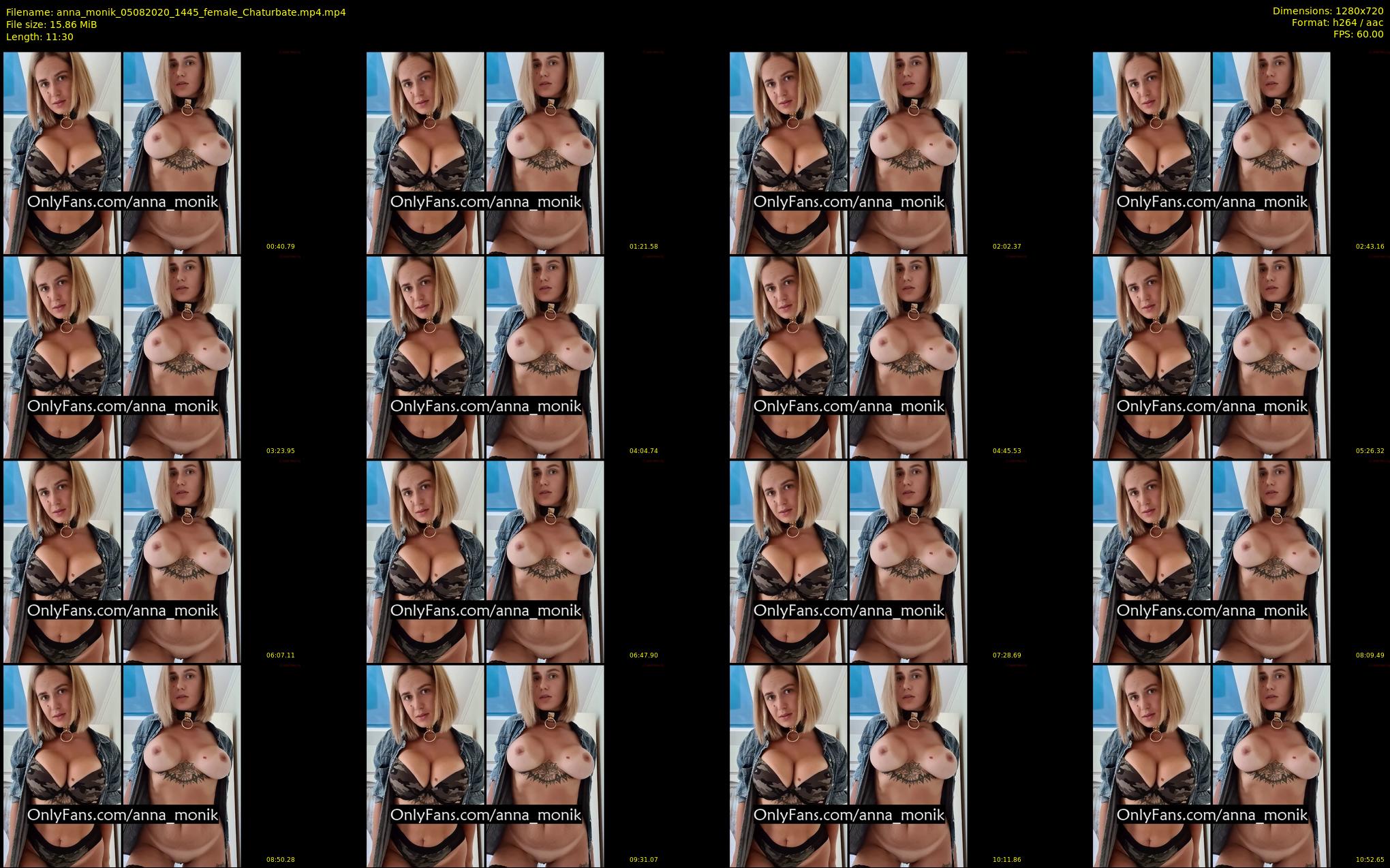 anna_monik — 12 minute Chaturbate couple cam show recording, 720p, Aug 5, 2020