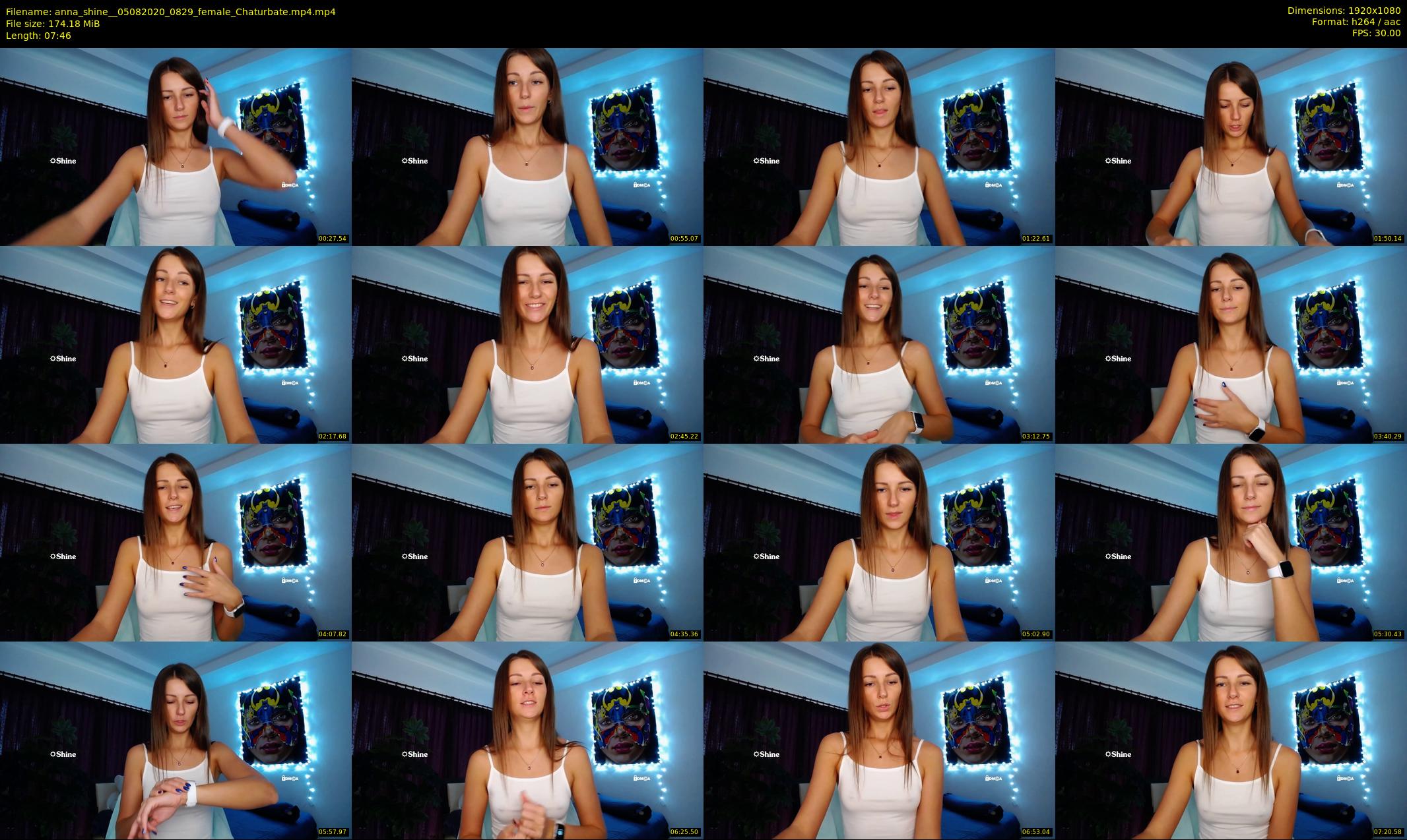 anna_shine_ — 8 minute Chaturbate female cam show recording, 1080p, Aug 5, 2020
