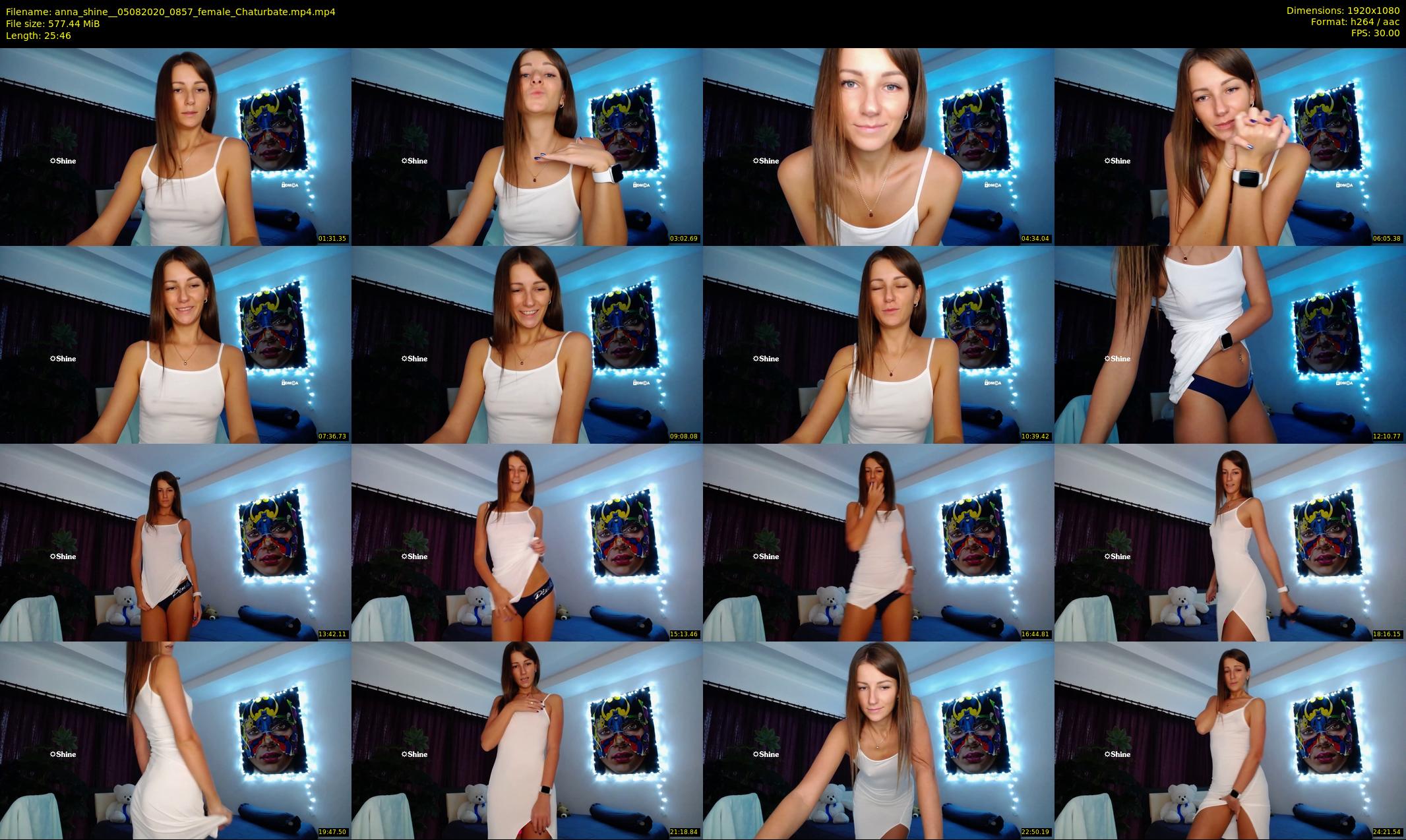 anna_shine_ — 26 minute Chaturbate female cam show recording, 1080p, Aug 5, 2020