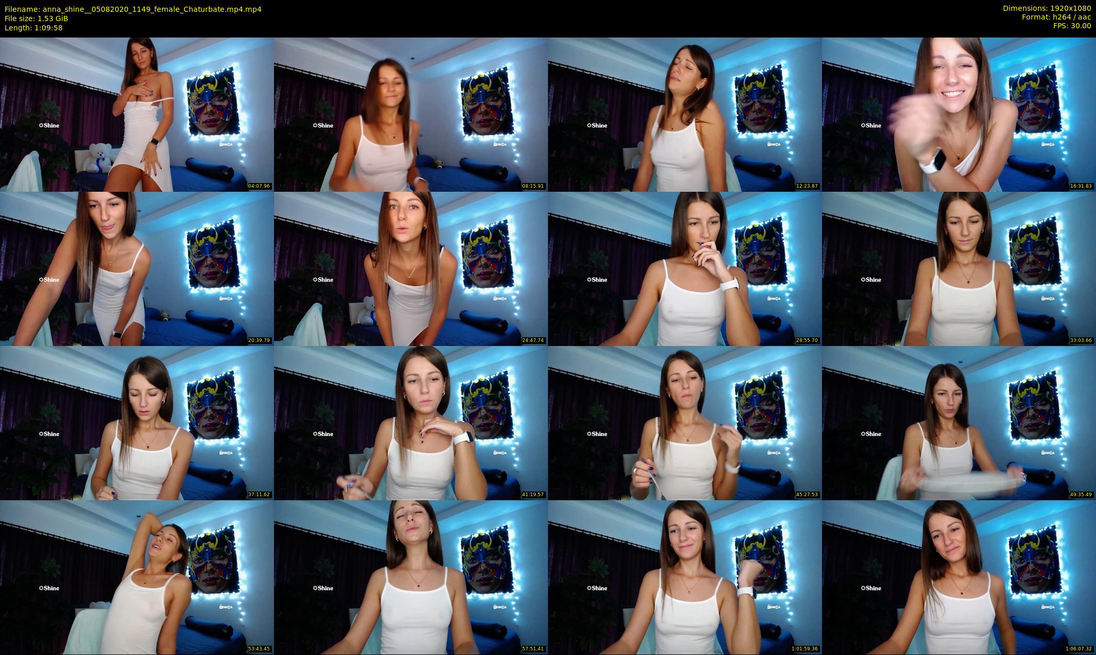 anna_shine_ — 70 minute Chaturbate female cam show recording, 1080p, Aug 5, 2020