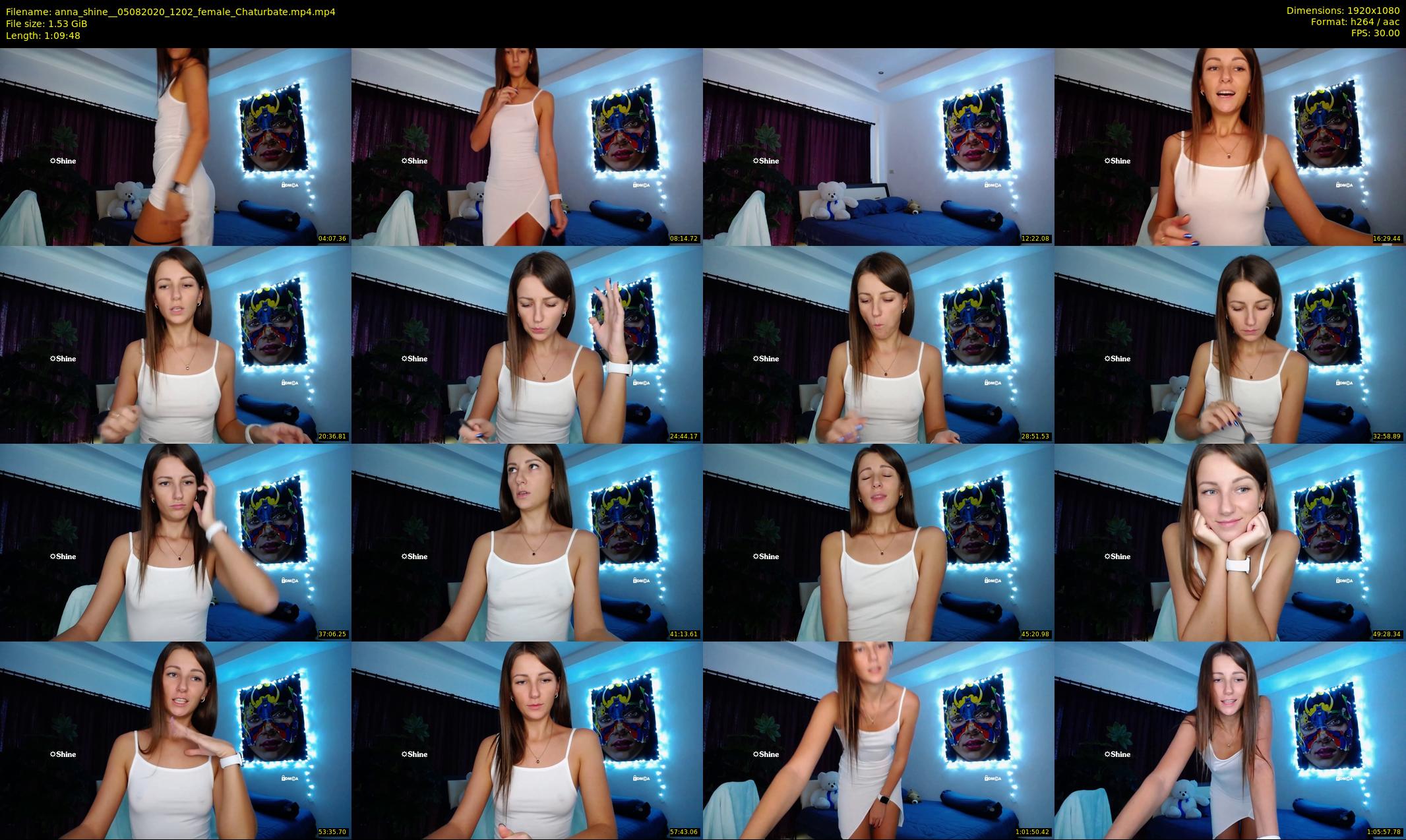 anna_shine_ — 70 minute Chaturbate female cam show recording, 1080p, Aug 5, 2020