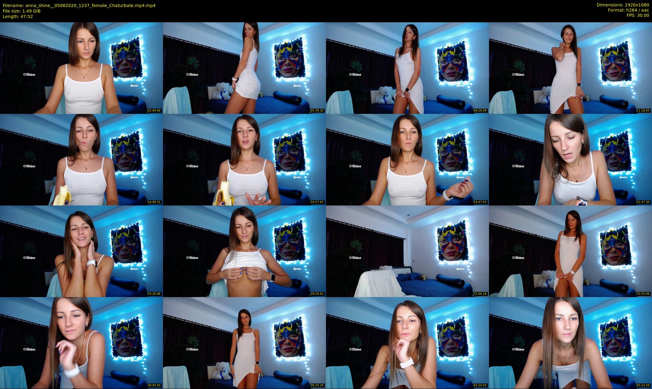 anna_shine_ — 48 minute Chaturbate female cam show recording, 1080p, Aug 5, 2020