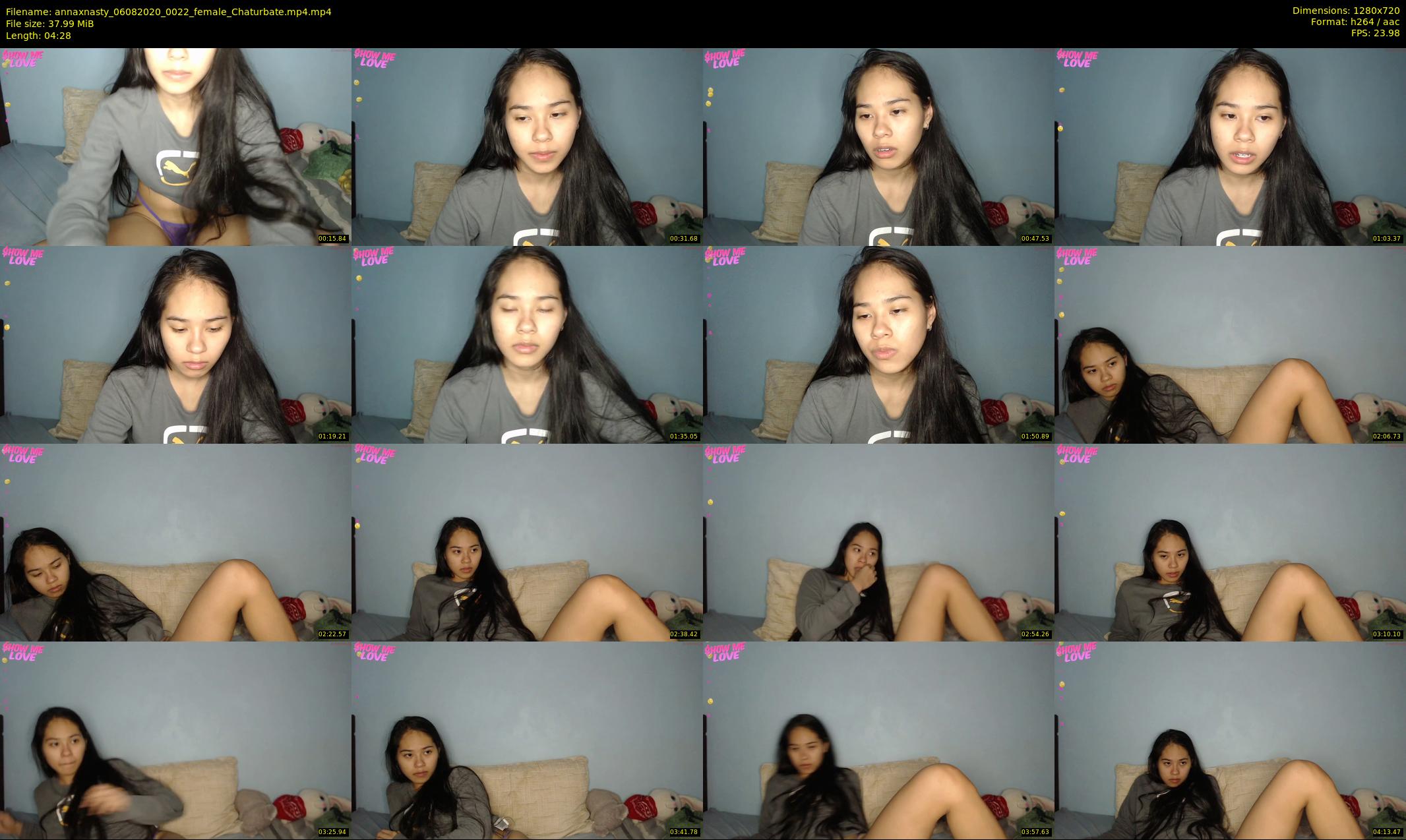 annaxnasty — 5 minute Chaturbate female cam show recording, 720p, Aug 6, 2020