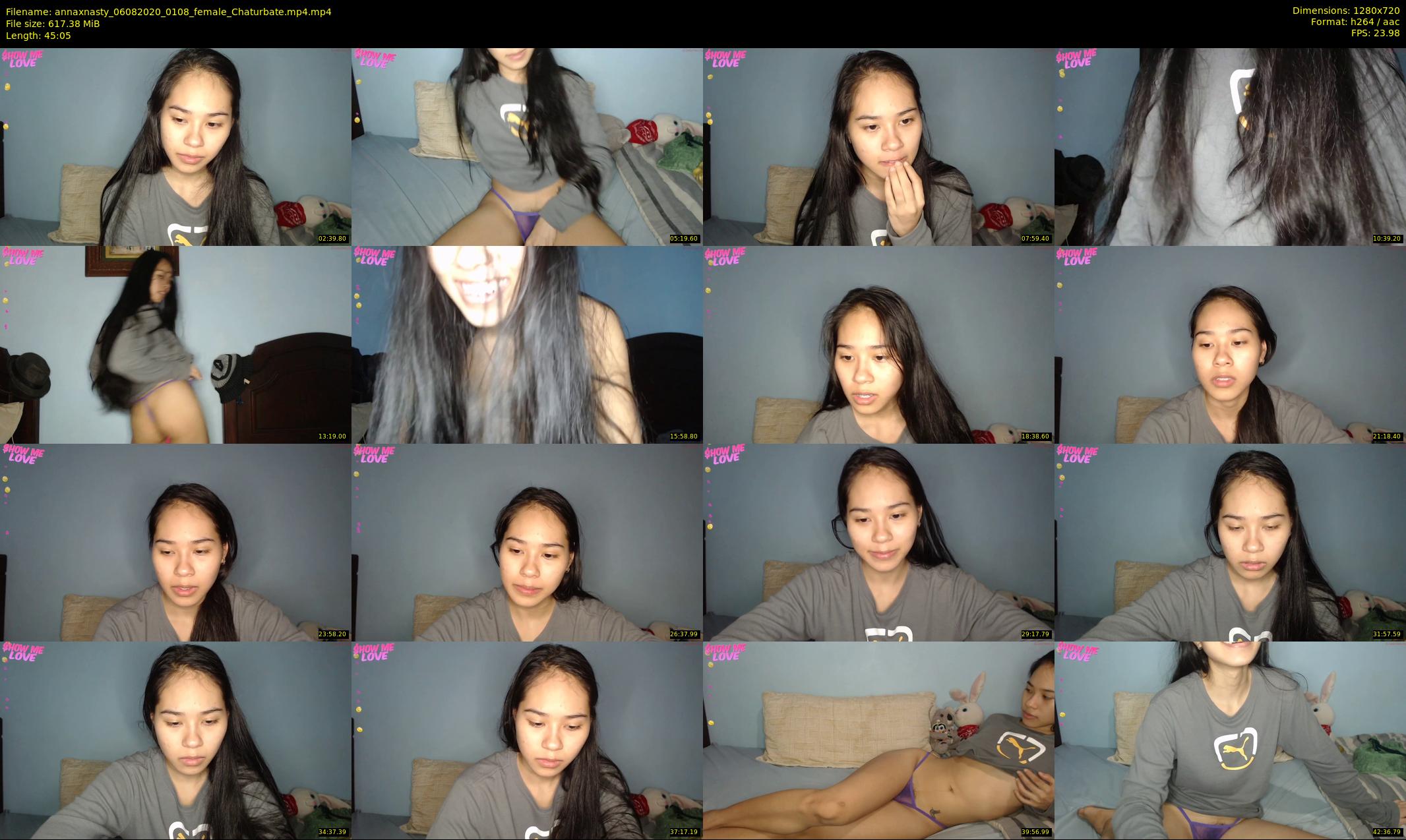 annaxnasty — 46 minute Chaturbate female cam show recording, 720p, Aug 6, 2020