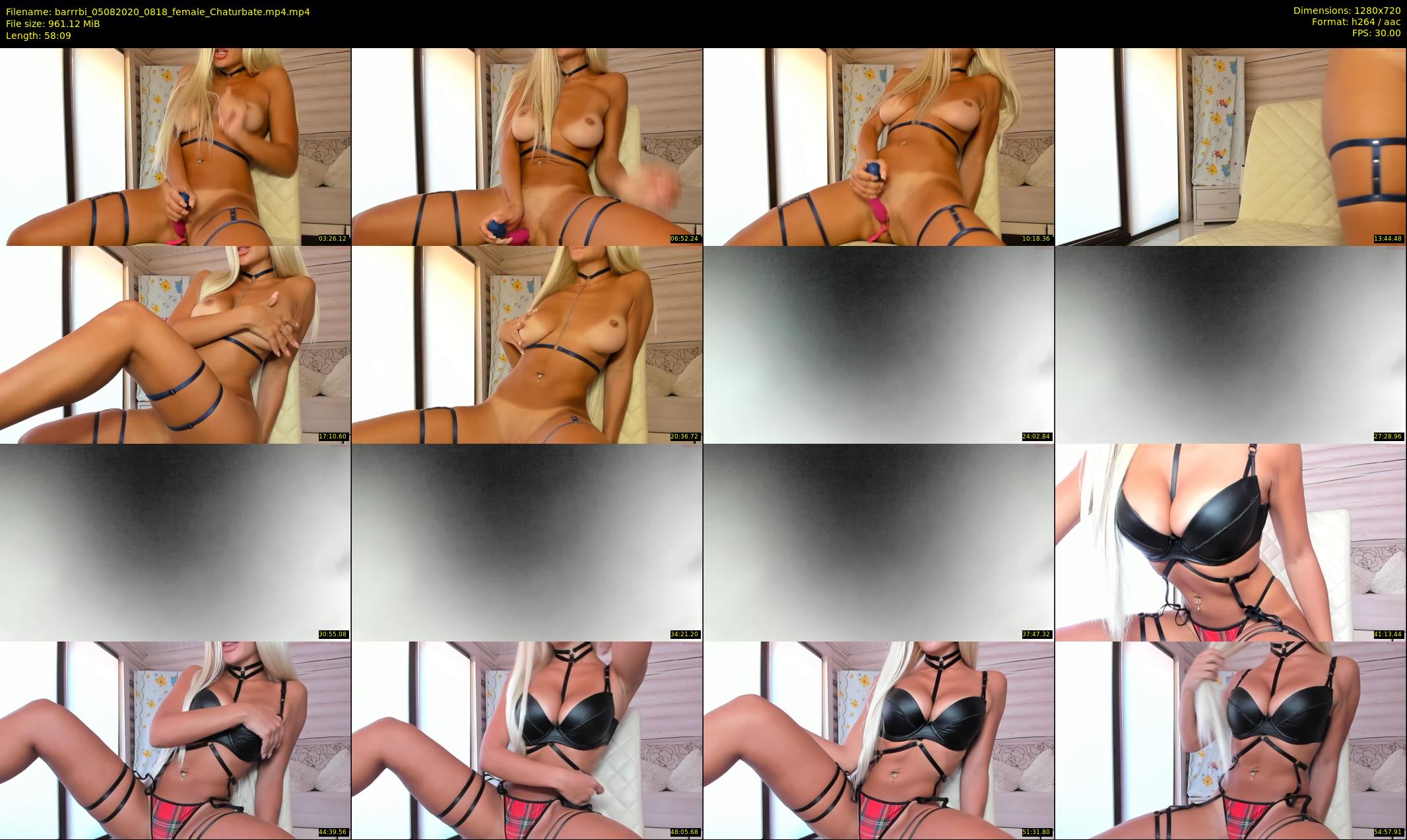 barrrbi — 59 minute Chaturbate female cam show recording, 720p, Aug 5, 2020