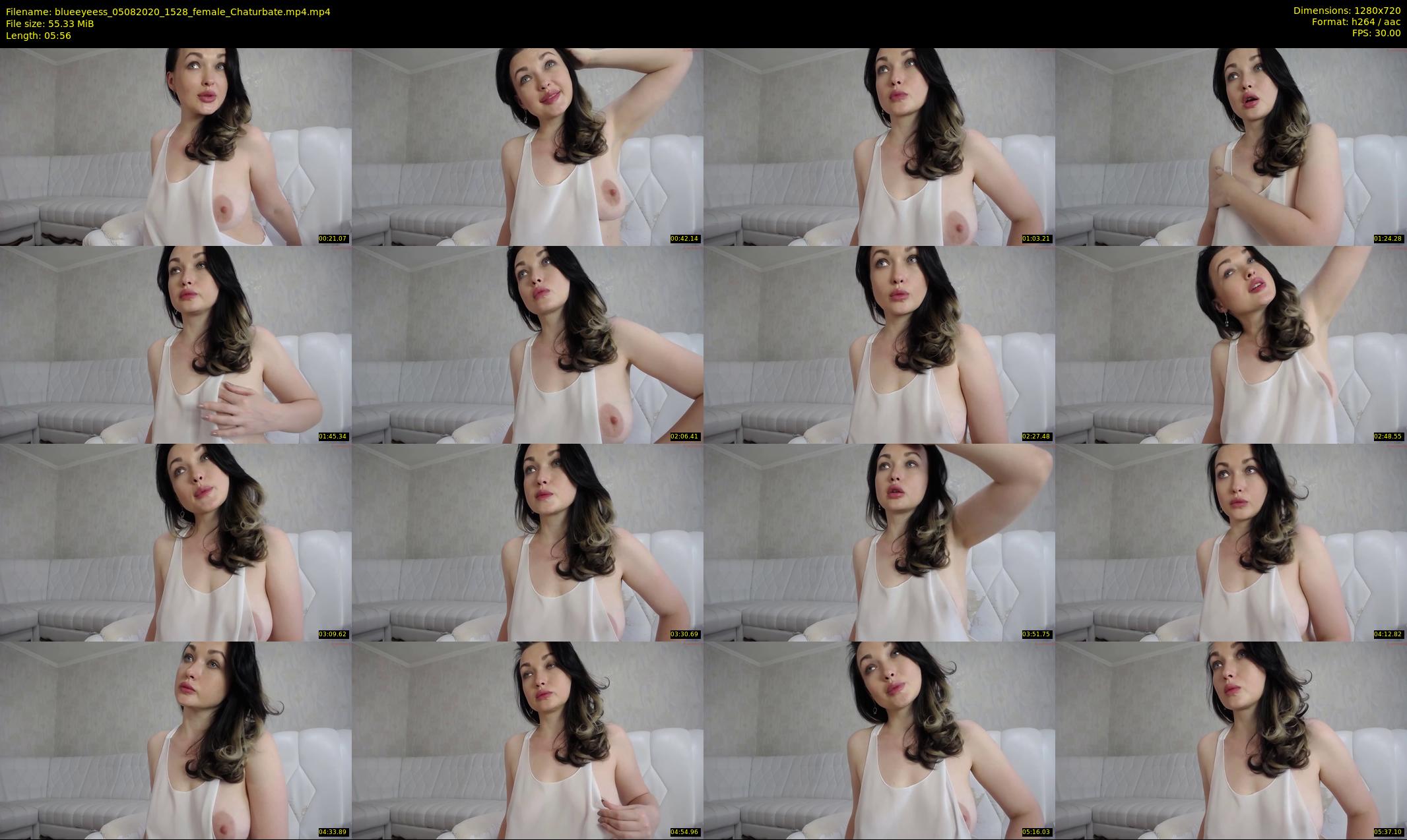 blueeyeess — 6 minute Chaturbate female cam show recording, 720p, Aug 5, 2020