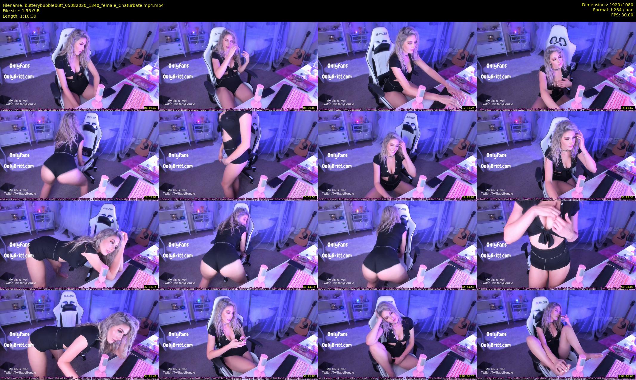butterybubblebutt — 71 minute Chaturbate couple cam show recording, 1080p, Aug 5, 2020