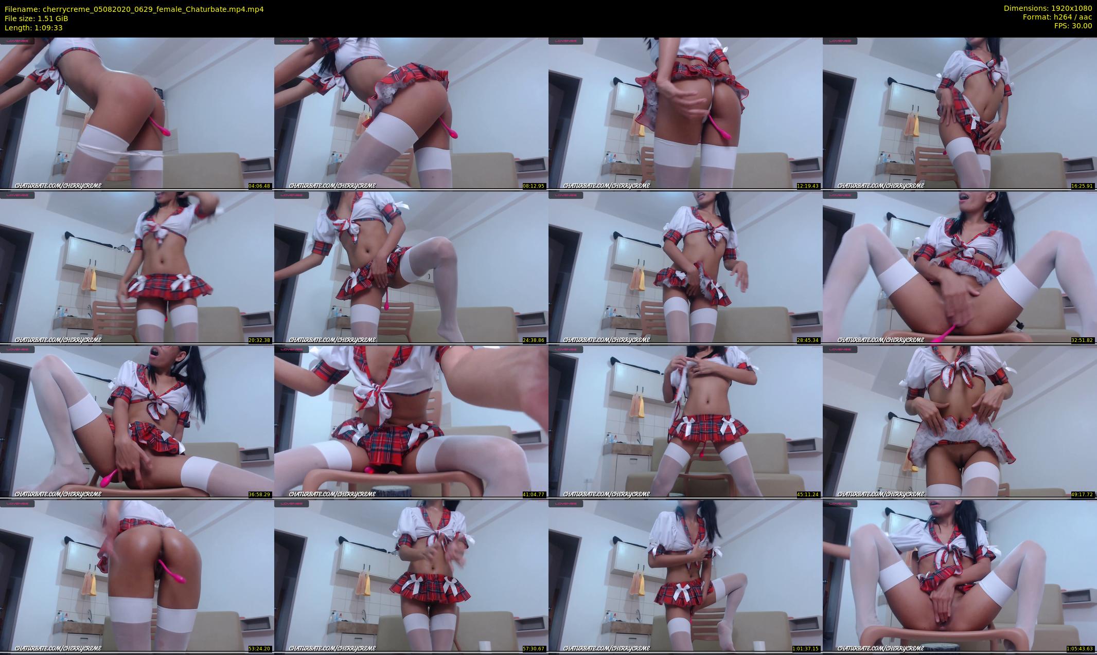cherrycreme — 70 minute Chaturbate female cam show recording, 1080p, Aug 5, 2020