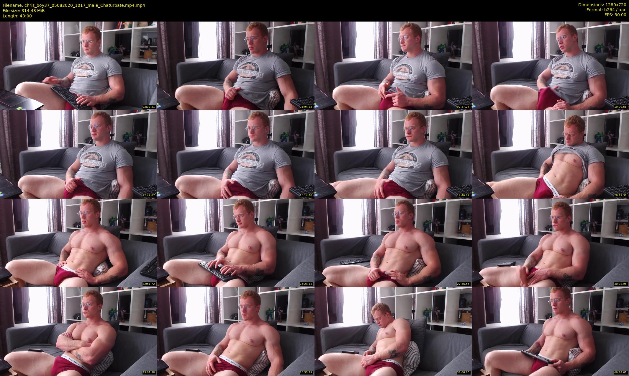 chris_boy37 — 43 minute Chaturbate male cam show recording, 720p, Aug 5, 2020
