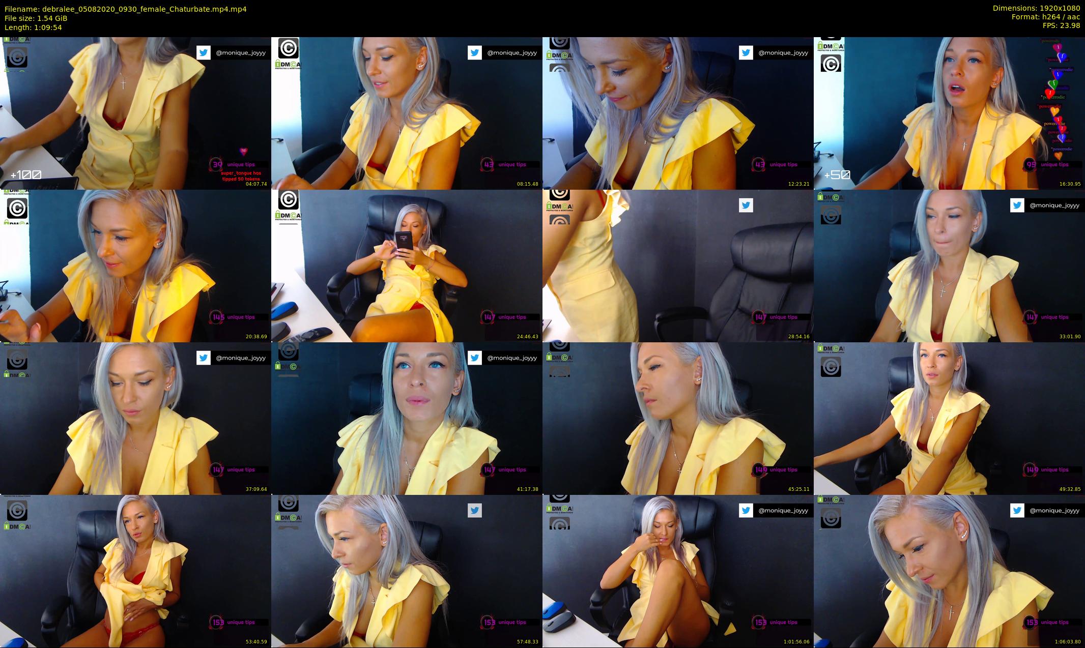 debralee — 70 minute Chaturbate female cam show recording, 1080p, Aug 5, 2020