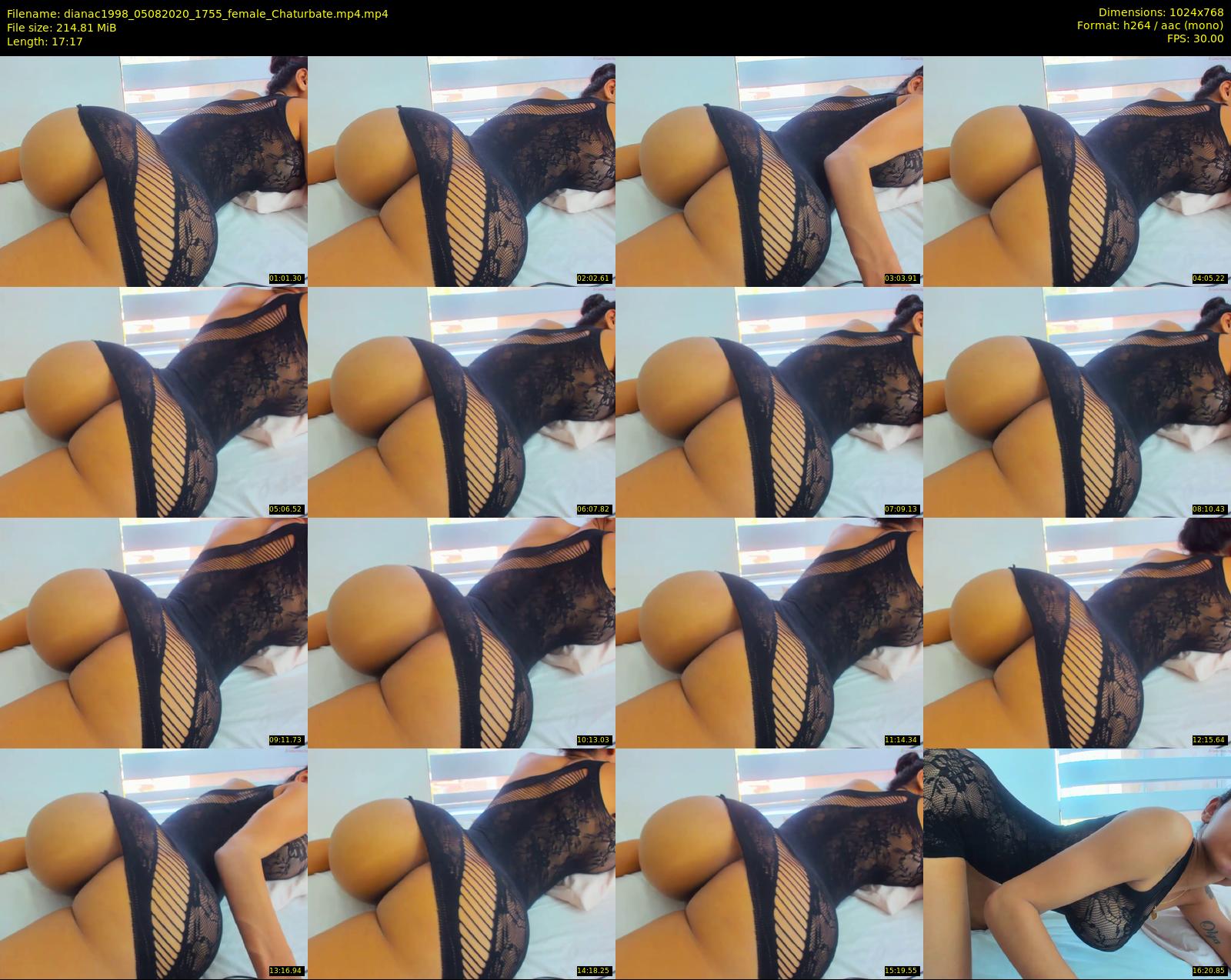 dianac1998 — 18 minute Chaturbate female cam show recording, 720p, Aug 5, 2020
