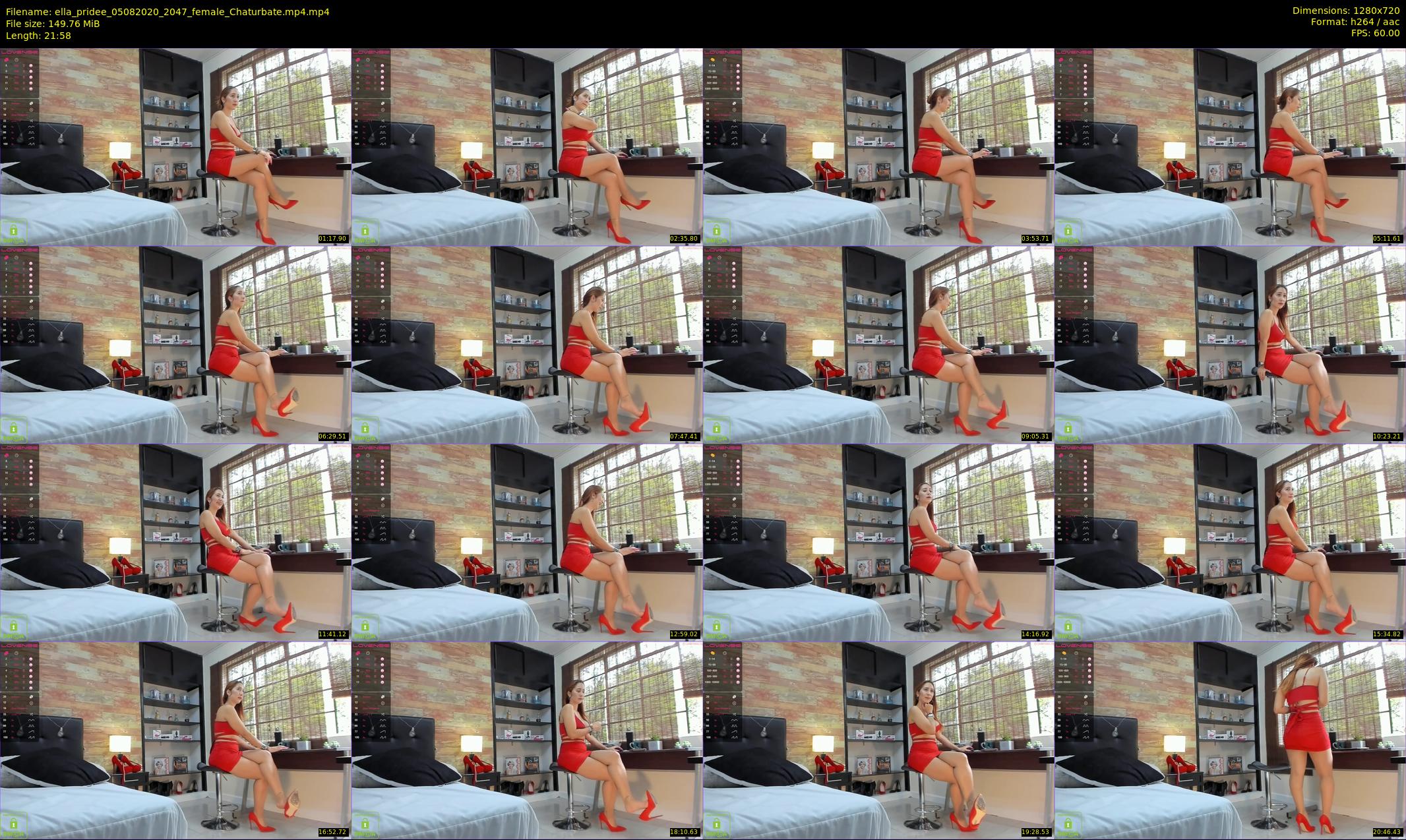 ella_pridee — 22 minute Chaturbate female cam show recording, 720p, Aug 5, 2020