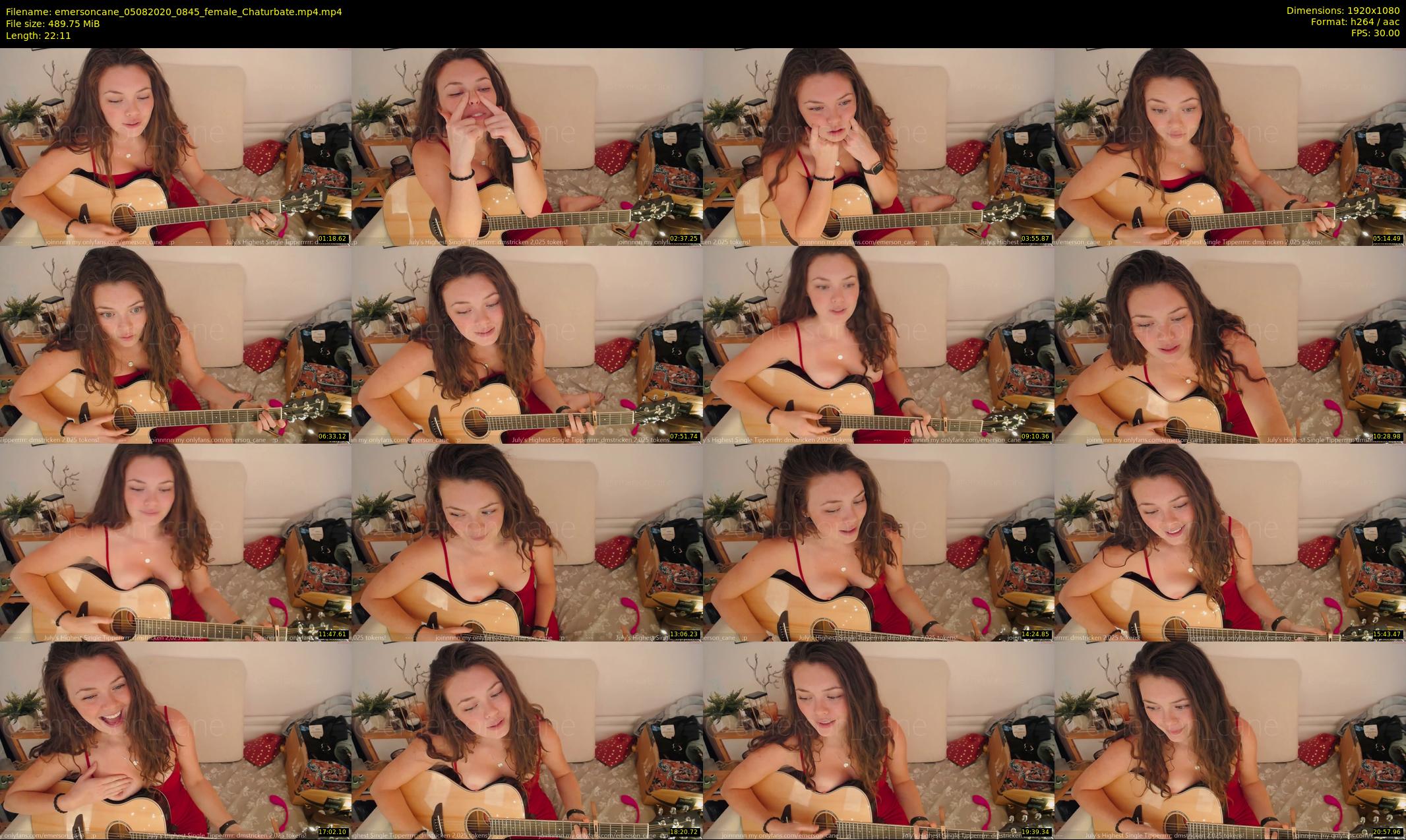 emersoncane — 23 minute Chaturbate female cam show recording, 1080p, Aug 5, 2020