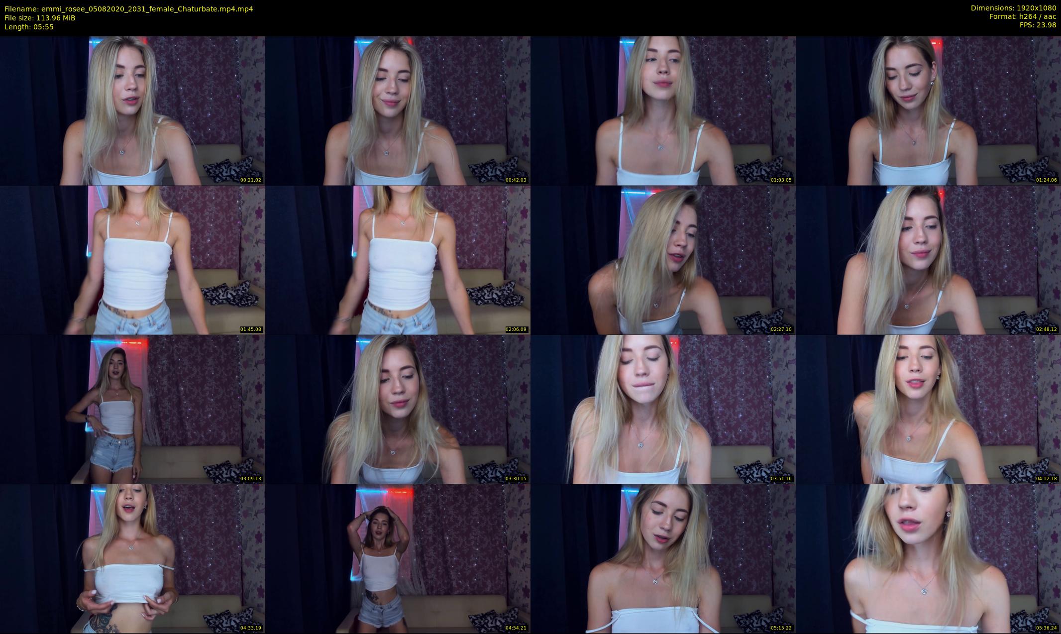 emmi_rosee — 6 minute Chaturbate female cam show recording, 1080p, Aug 5, 2020
