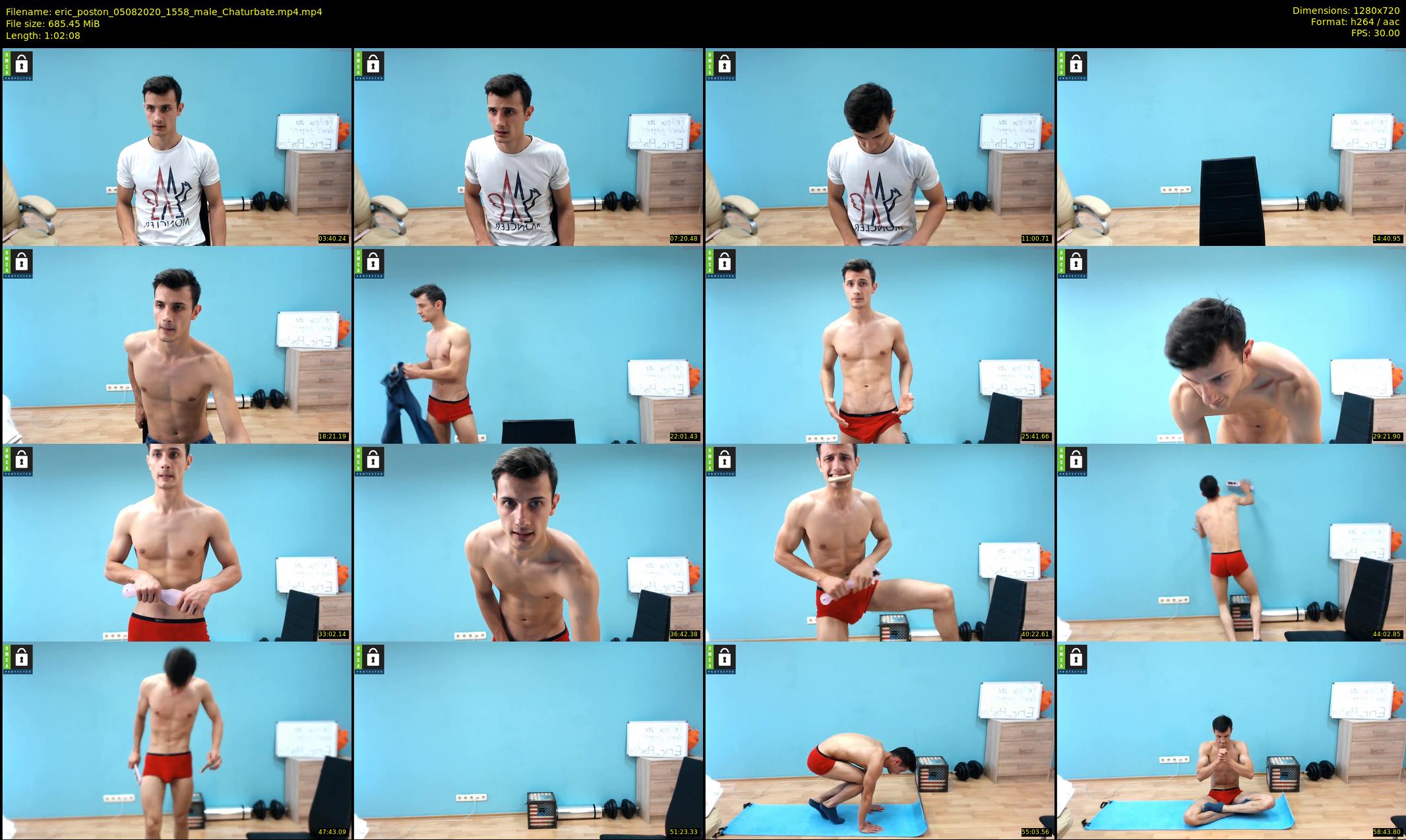 eric_poston — 63 minute Chaturbate male cam show recording, 720p, Aug 5, 2020