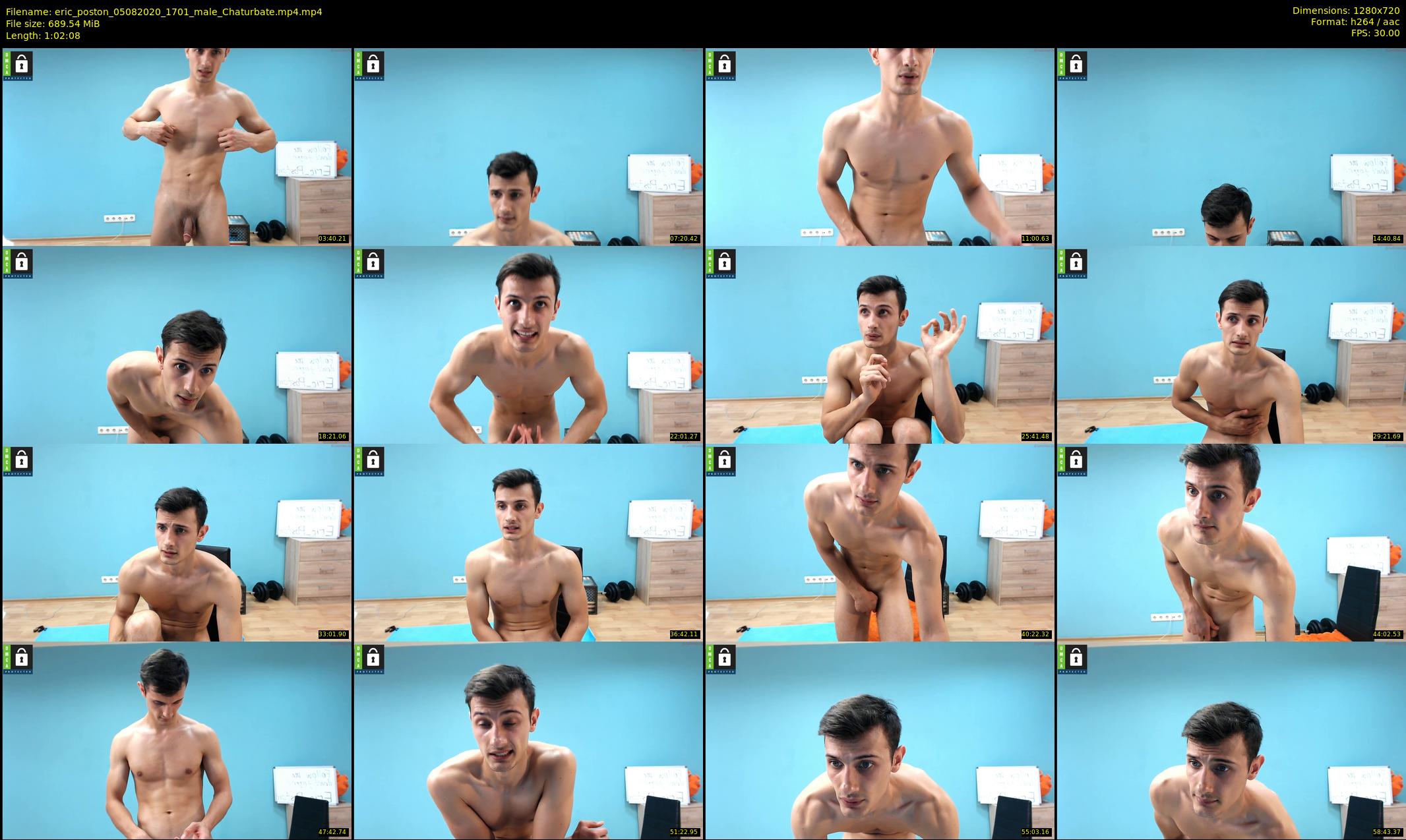 eric_poston — 63 minute Chaturbate male cam show recording, 720p, Aug 5, 2020