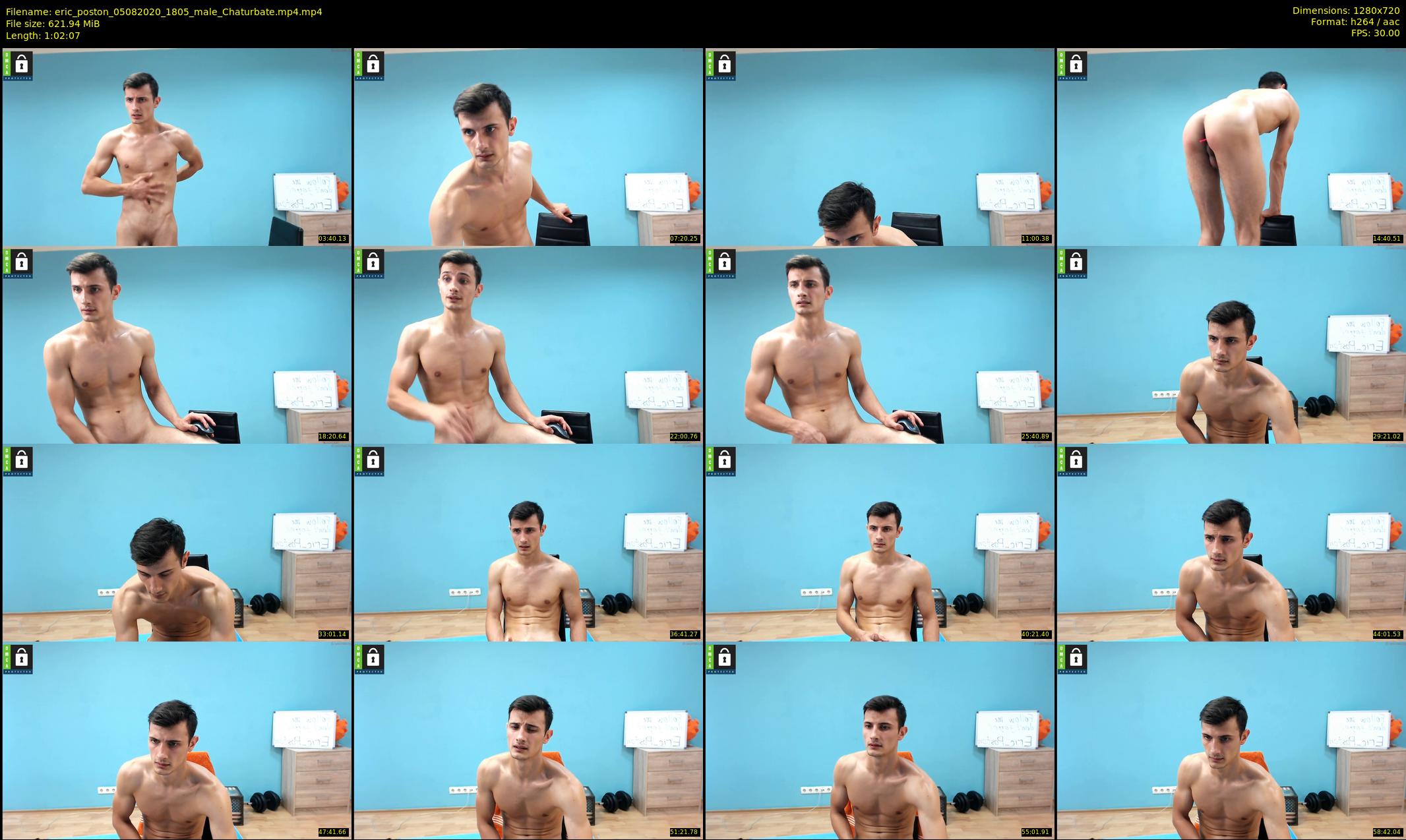 eric_poston — 63 minute Chaturbate male cam show recording, 720p, Aug 5, 2020