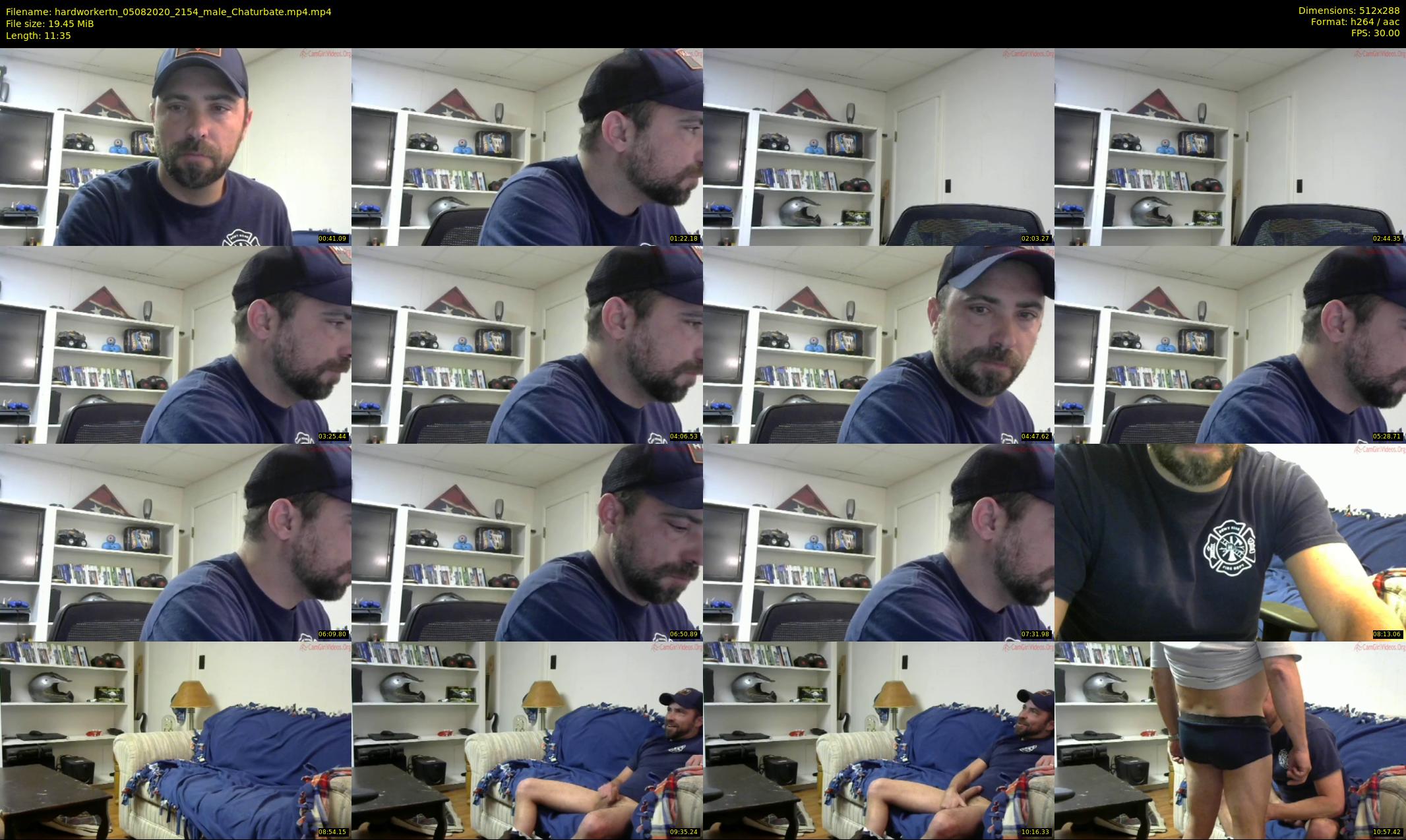 hardworkertn — 12 minute Chaturbate male cam show recording, SD, Aug 5, 2020