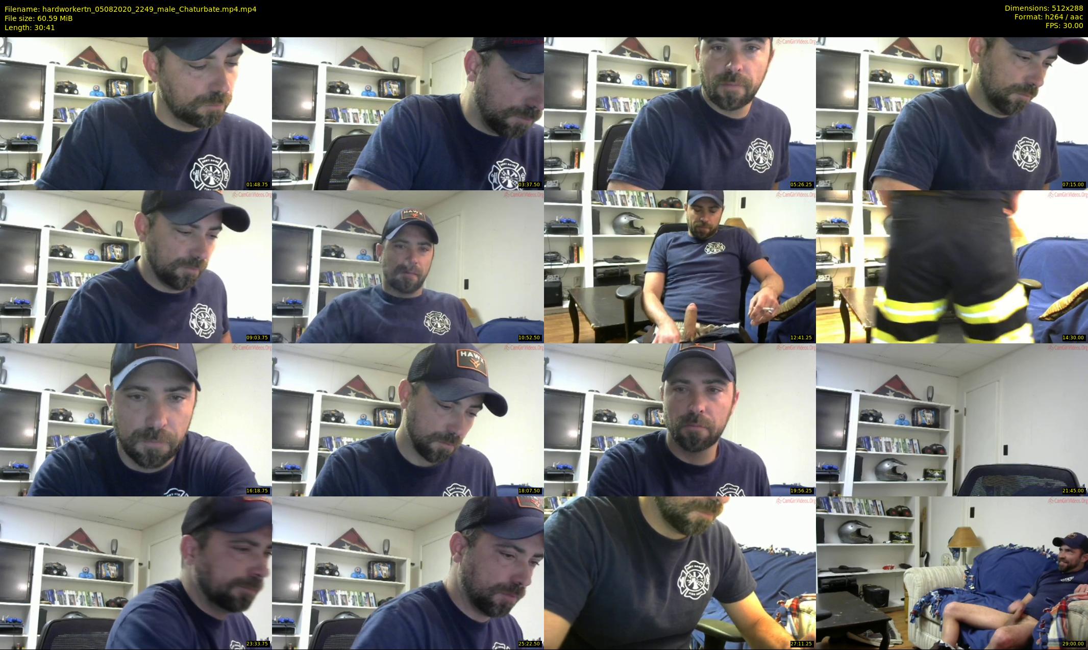 hardworkertn — 31 minute Chaturbate male cam show recording, SD, Aug 5, 2020