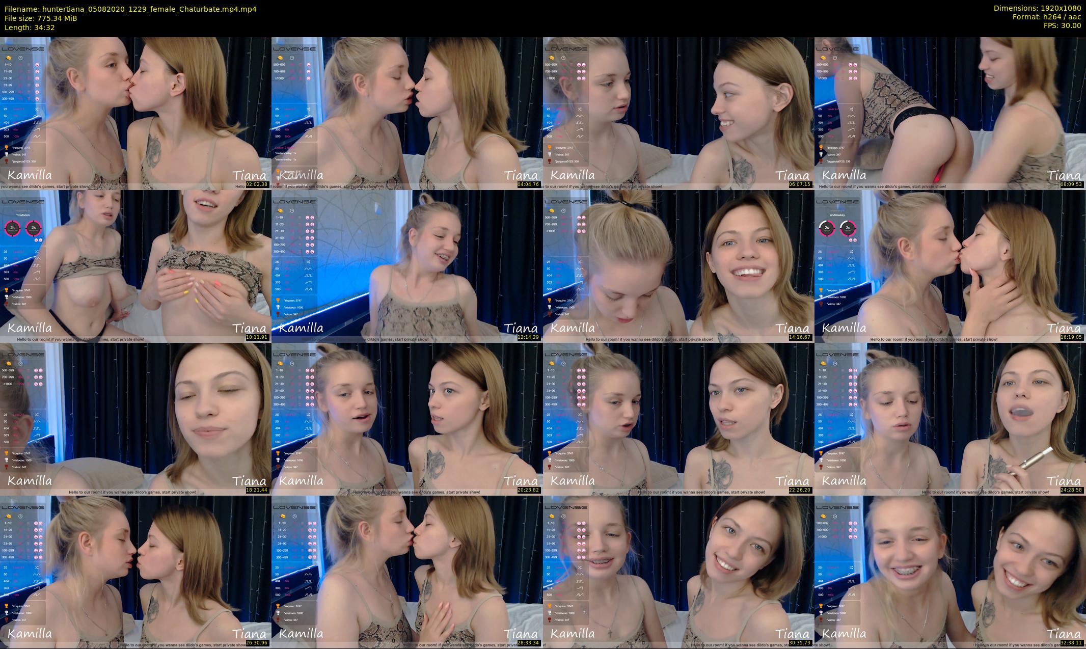 huntertiana — 35 minute Chaturbate female cam show recording, 1080p, Aug 5, 2020