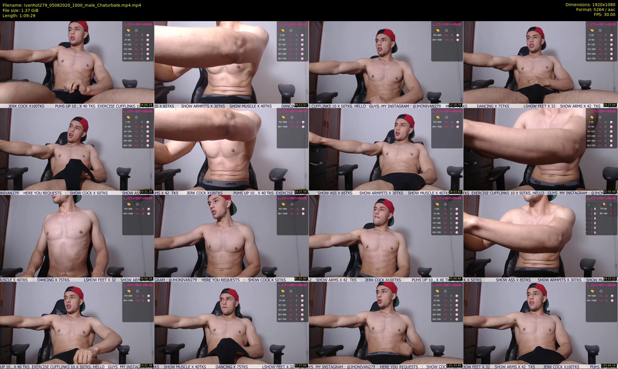 ivanhot279 — 70 minute Chaturbate male cam show recording, 1080p, Aug 5, 2020