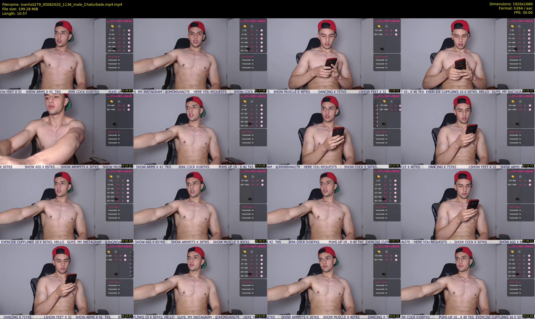 ivanhot279 — 11 minute Chaturbate male cam show recording, 1080p, Aug 5, 2020