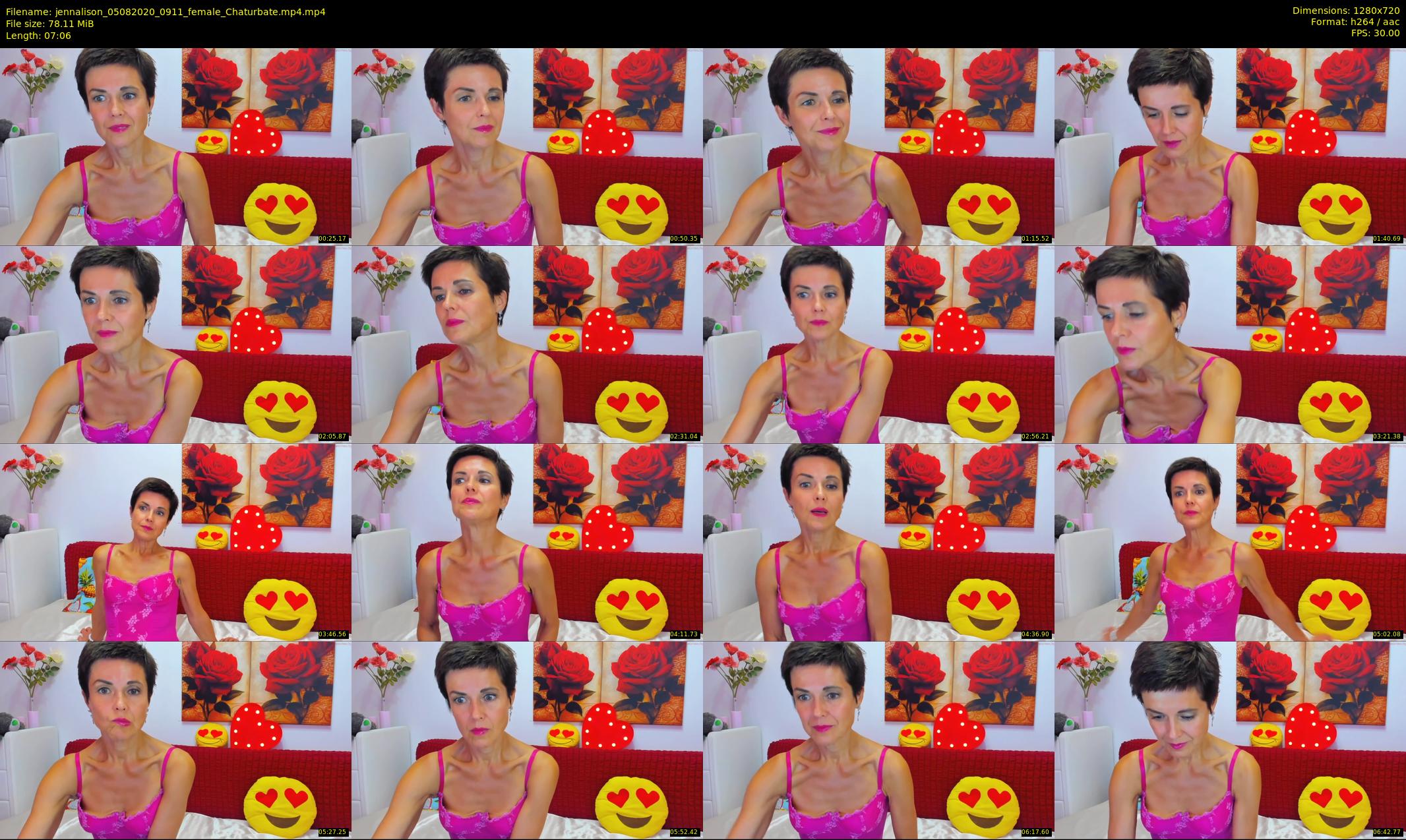 jennalison — 8 minute Chaturbate female cam show recording, 720p, Aug 5, 2020