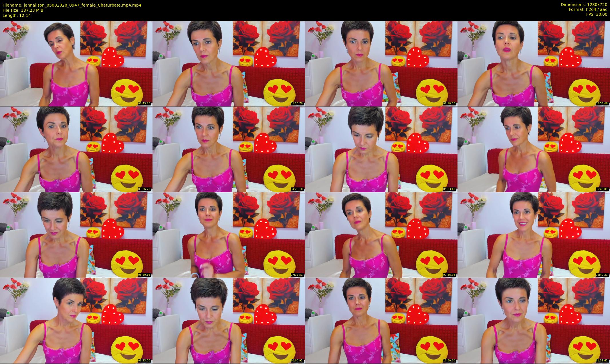 jennalison — 13 minute Chaturbate female cam show recording, 720p, Aug 5, 2020