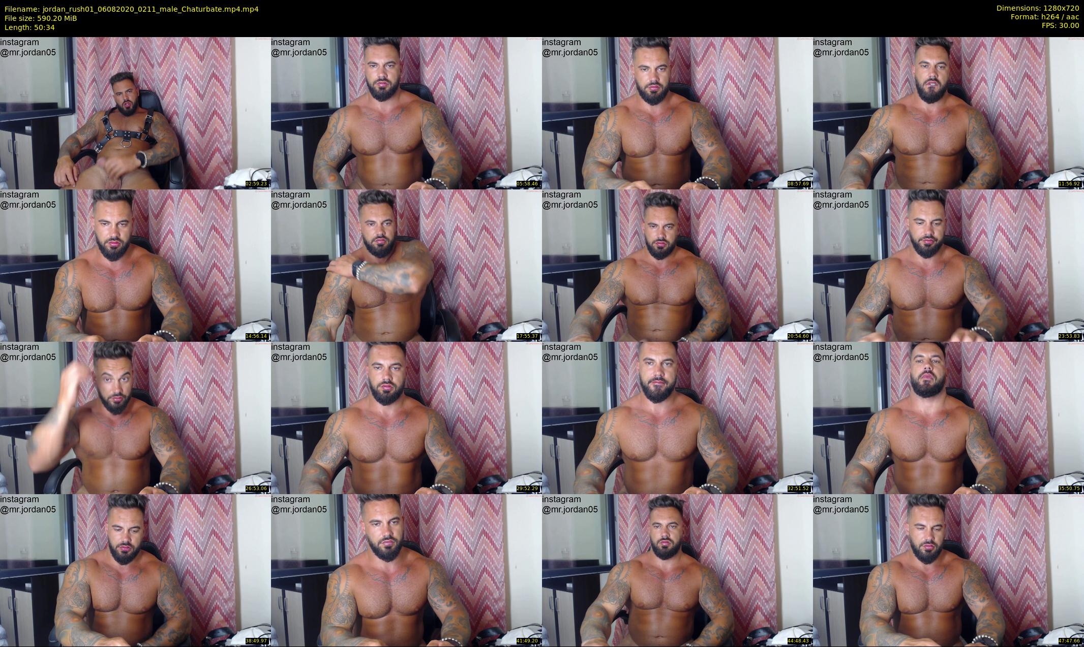 jordan_rush01 — 51 minute Chaturbate male cam show recording, 720p, Aug 6, 2020