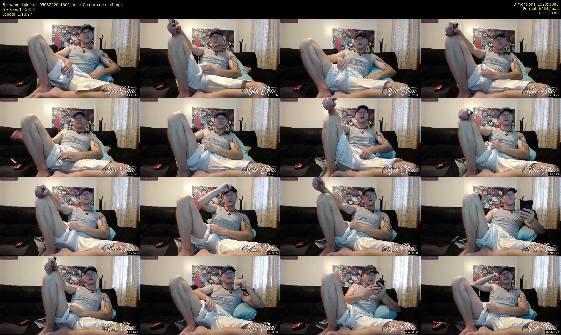 kylechat — 71 minute Chaturbate male cam show recording, 1080p, Aug 5, 2020