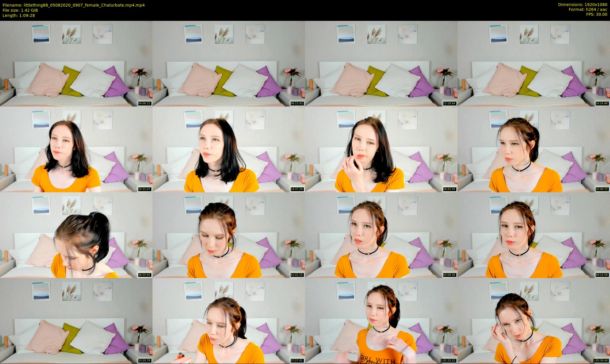 littlething88 — 70 minute Chaturbate female cam show recording, 1080p, Aug 5, 2020