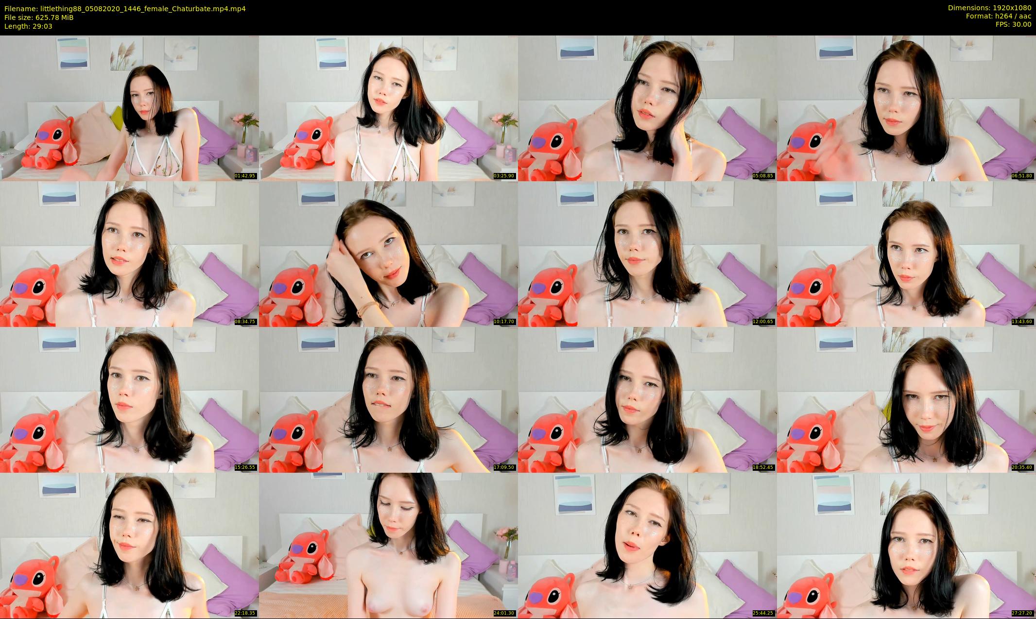 littlething88 — 30 minute Chaturbate female cam show recording, 1080p, Aug 5, 2020