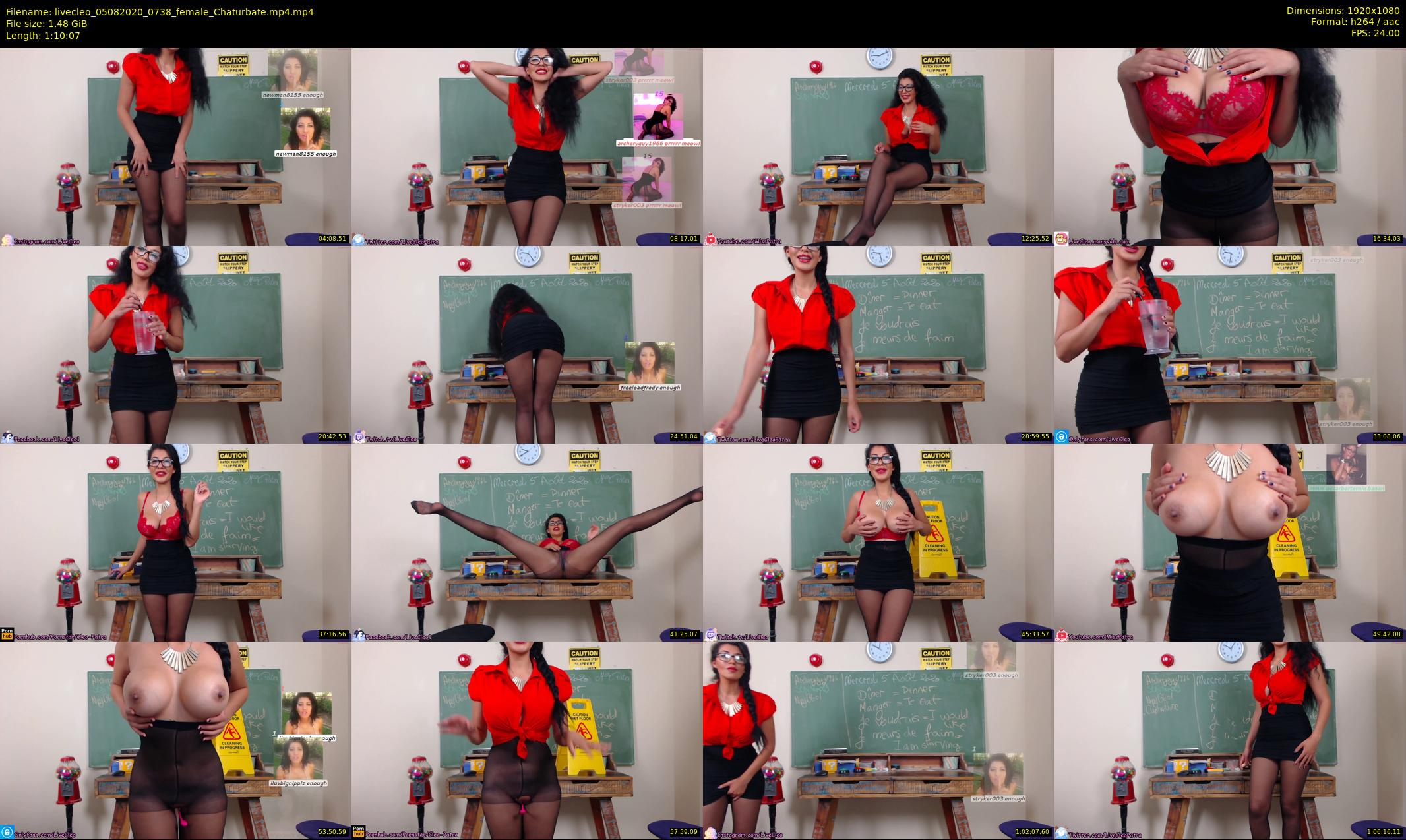 livecleo — 71 minute Chaturbate female cam show recording, 1080p, Aug 5, 2020