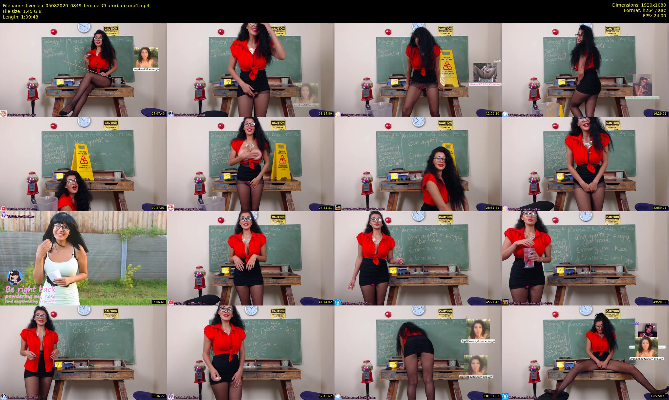livecleo — 70 minute Chaturbate female cam show recording, 1080p, Aug 5, 2020